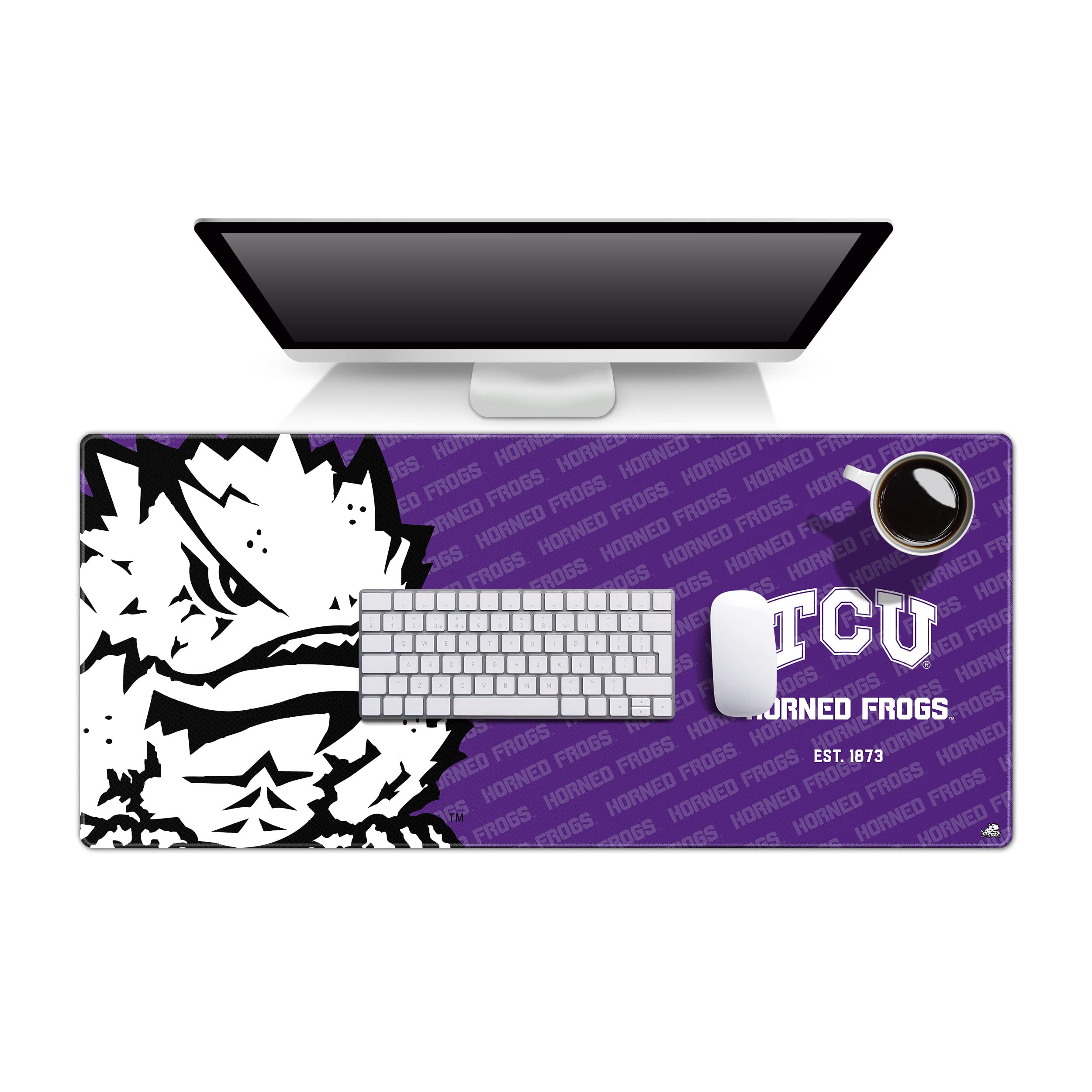 YouTheFan NCAA Logo Series Desk Pad - Non-Slip Mouse Pad with Team Logos, Large Gaming & Office Desk Mat for Computer, Keyboard & Mouse - Perfect for College Sports Fans, Gamers & Workstations
