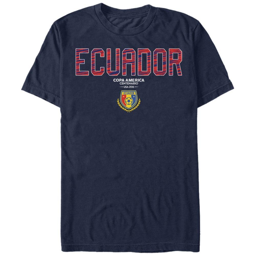 Authentic Copa America Men's Arriba Ecuador Soccer Jersey - Comfortable Fan T-Shirt for Football Matches & Casual Wear