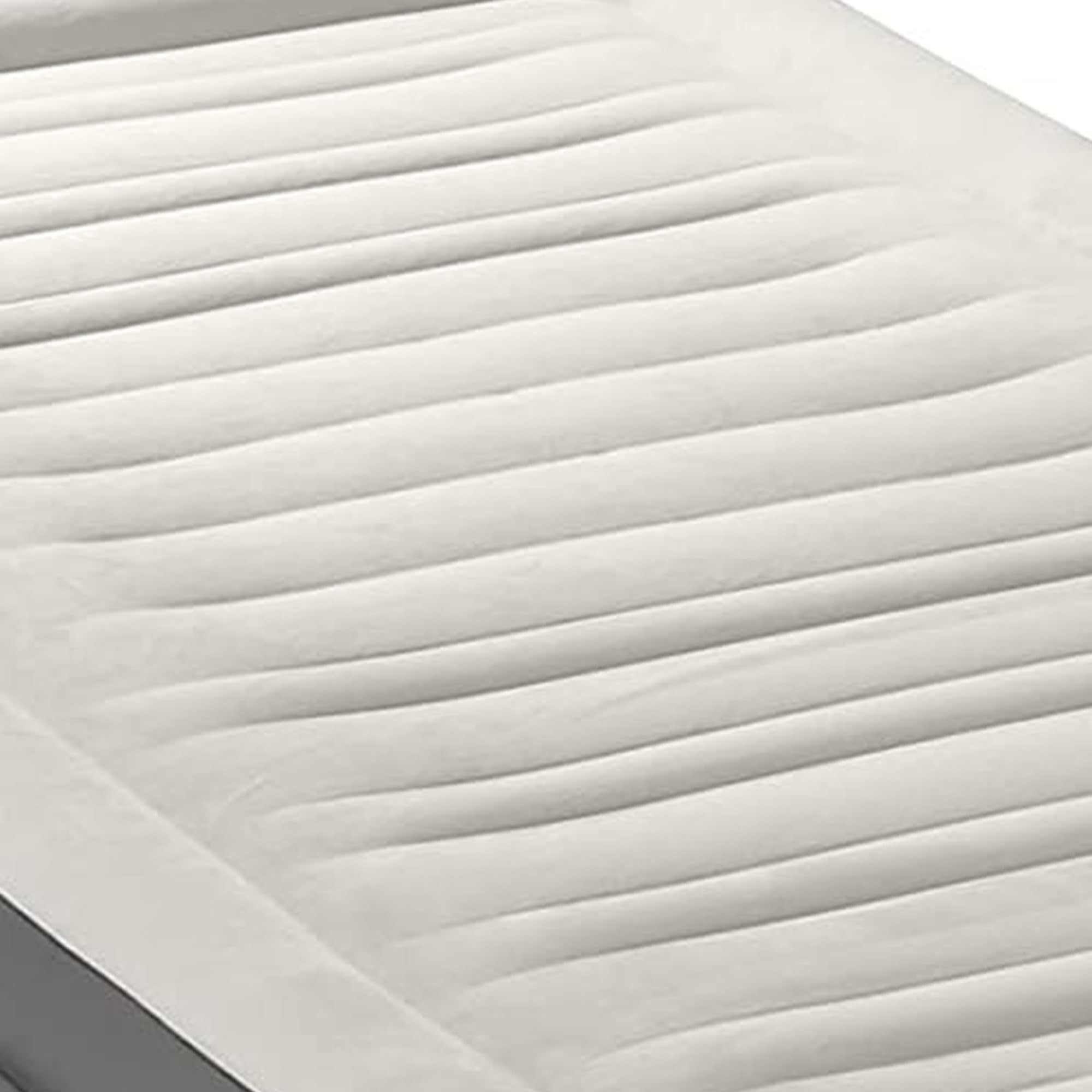Intex 18 Inch Twin Size TruAire Luxury Air Mattress with Fiber Tech & Built-in Electric Pump - 2 Pack, Grey - Perfect for Guest Beds, Camping & Home Essentials