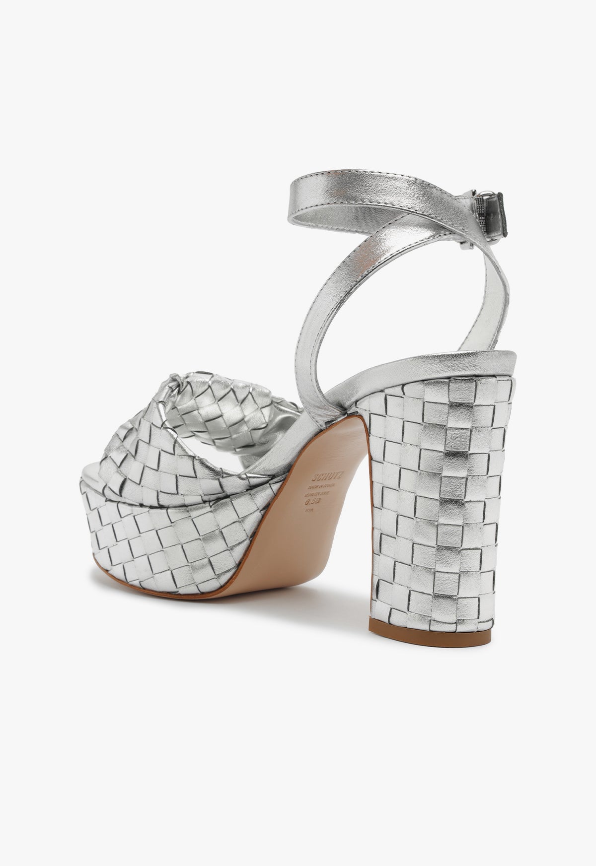 Kareena Knot Platform Sandals for Women - Stylish High Heel Summer Shoes with Ankle Strap | Perfect for Beach, Party, and Casual Outfits