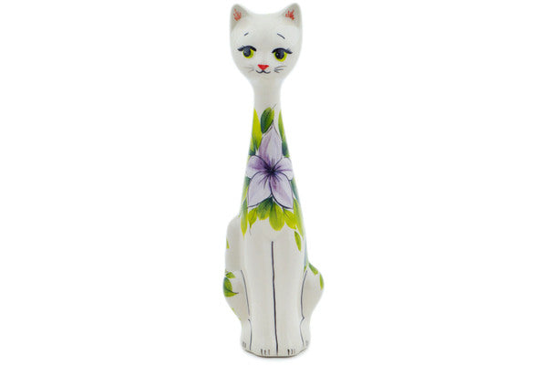 10 Pcs Cat Figurines - Cute Spring Themed Ceramic Cat Decor for Home, Office & Garden - Perfect for Easter, Spring Decorations & Gift Giving
