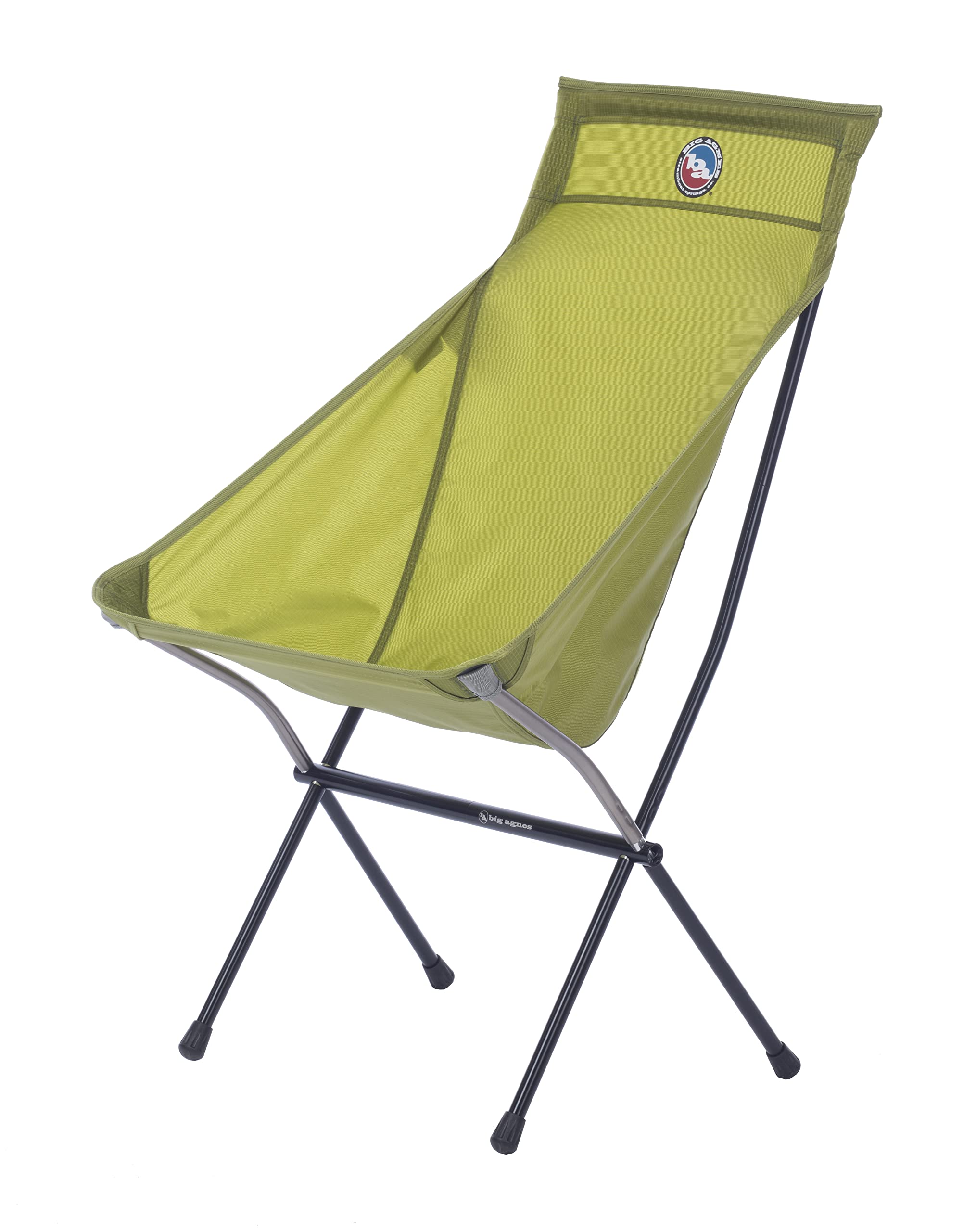 Big Agnes Big Six Camp Chair - Lightweight & Portable Folding Camping Chair with Tall Back & Wide Seat for Maximum Comfort | Perfect for Backpacking, Hiking, Beach & Outdoor Adventures | Easy Setup & Packable Design