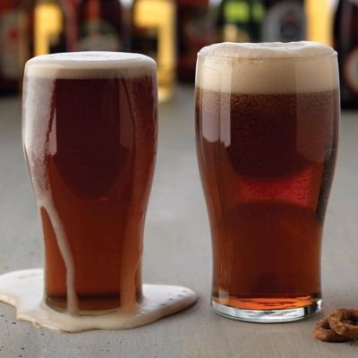 Libbey 4808 - 16 oz Pub Beer Glass, Set of 24 (2 Dozen) - Perfect for Bars, Pubs, and Home Brewing Enthusiasts