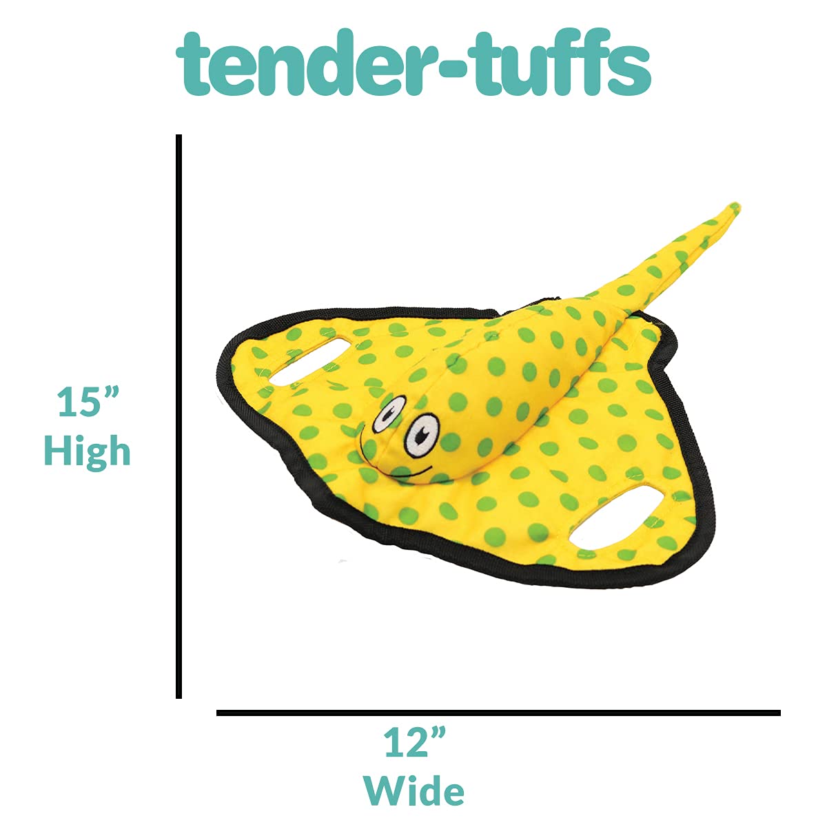 SmartPetLove Snuggle Puppy Tender-Tuffs Plush Dog Toys for Tug-of-War - Durable Yellow Stingray & Large Red Lobster Squeaky Marine Animal Chew Toys | Interactive Play for Puppies & Adult Dogs | Perfect for Training, Bonding & Indoor/Outdoor Playtime