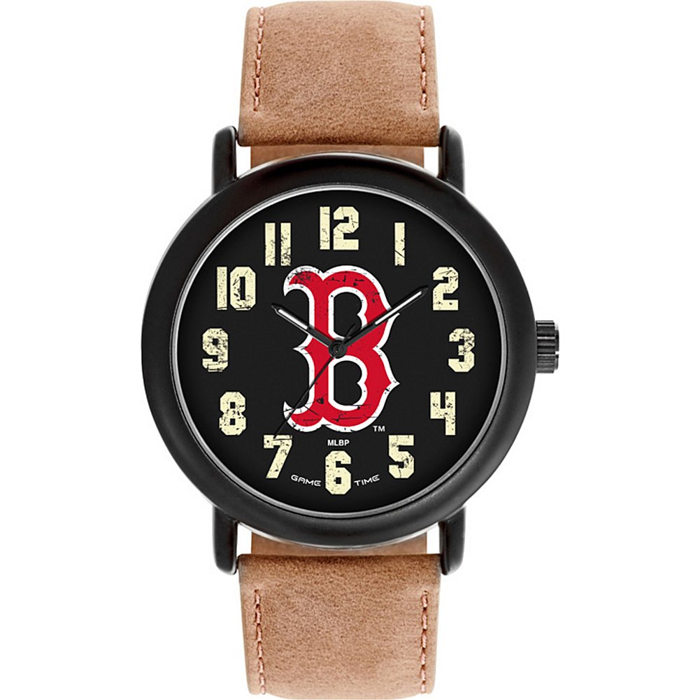 Vintage Japanese-Quartz Watch for Men - Leather Strap, Beige (MLB-TBK-BOS) | Casual & Office Wear