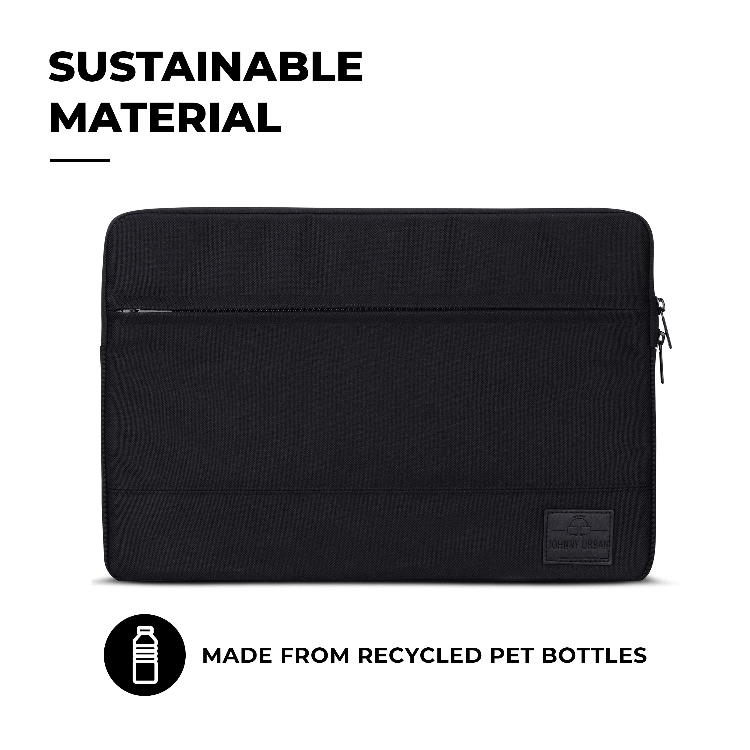 Johnny Urban JAKE 13 Inch Laptop Sleeve for MacBook Air M1 & MacBook Pro - Eco-Friendly Recycled PET Protective Case - Perfect for Work, Travel & School