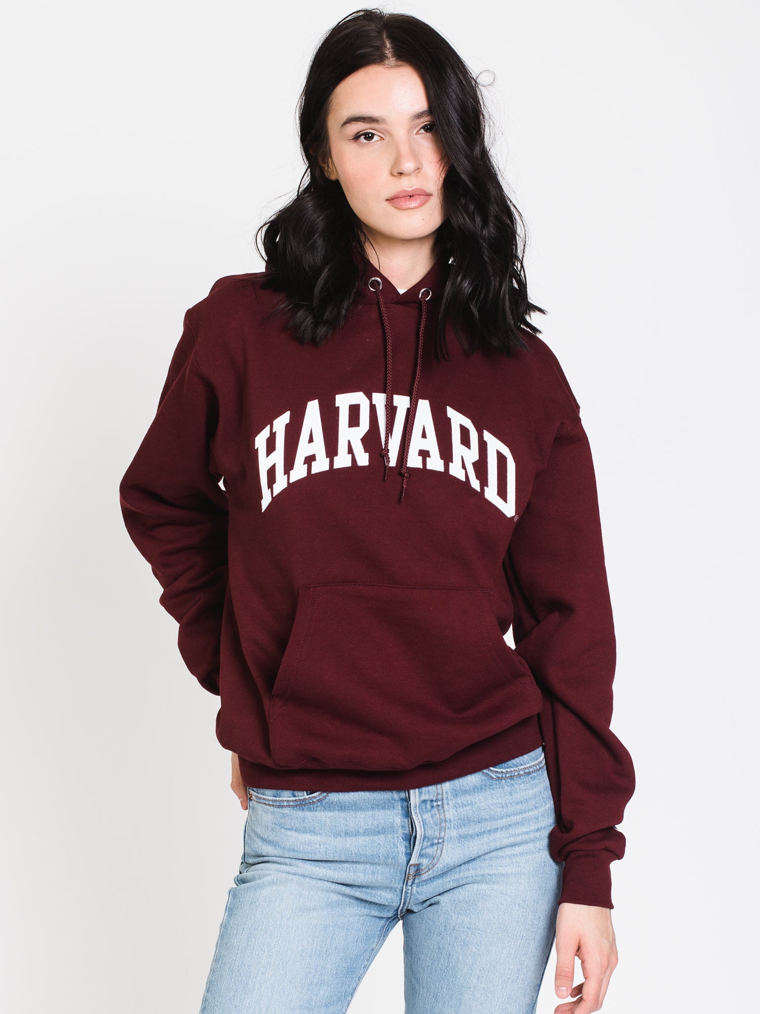 Champion Eco Powerblend Harvard University Hoodie Sweatshirt - Soft & Comfortable Pullover for Men & Women - Perfect for College, Gym, and Casual Wear