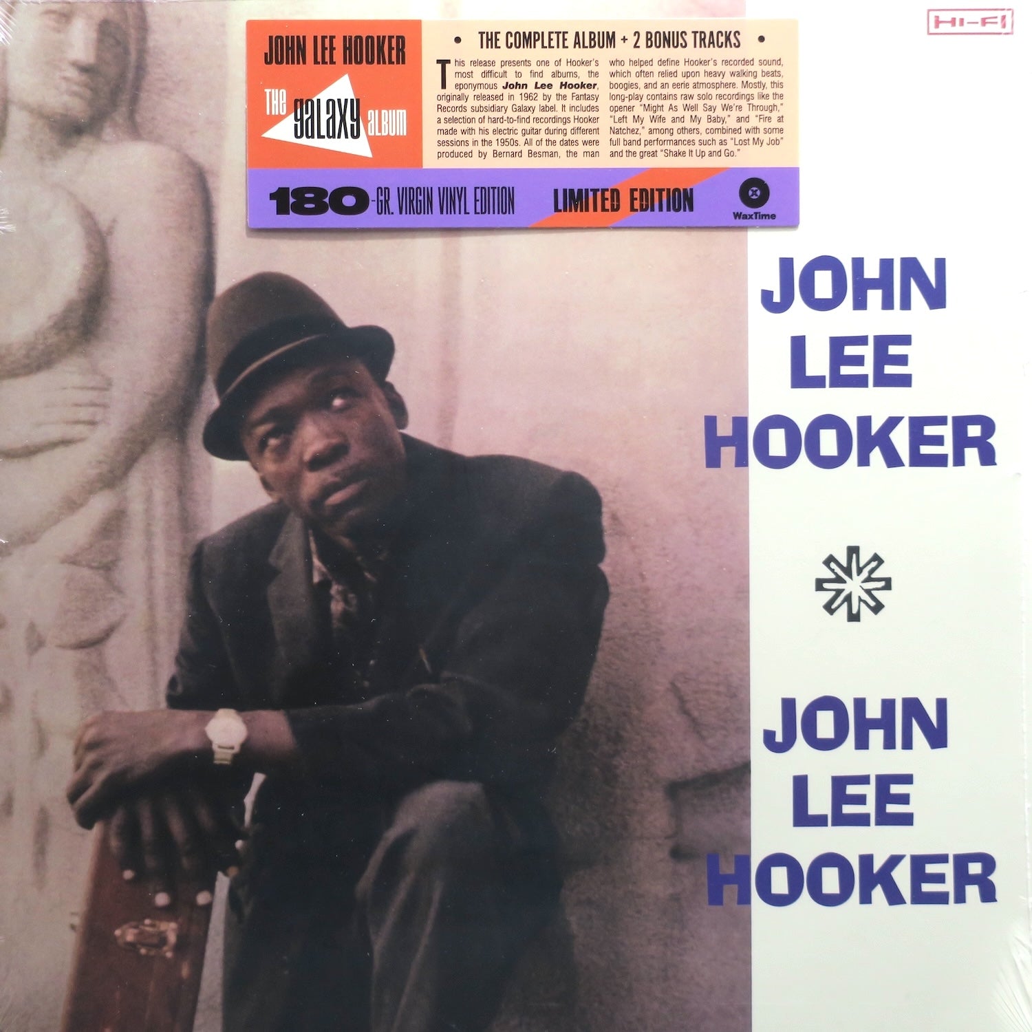 JOHN LEE HOOKER 'Galaxy' 180g Vinyl LP Record - Premium Audiophile Edition for Music Collectors & Vinyl Enthusiasts - Perfect for Home Listening, Gifts & Music Lovers