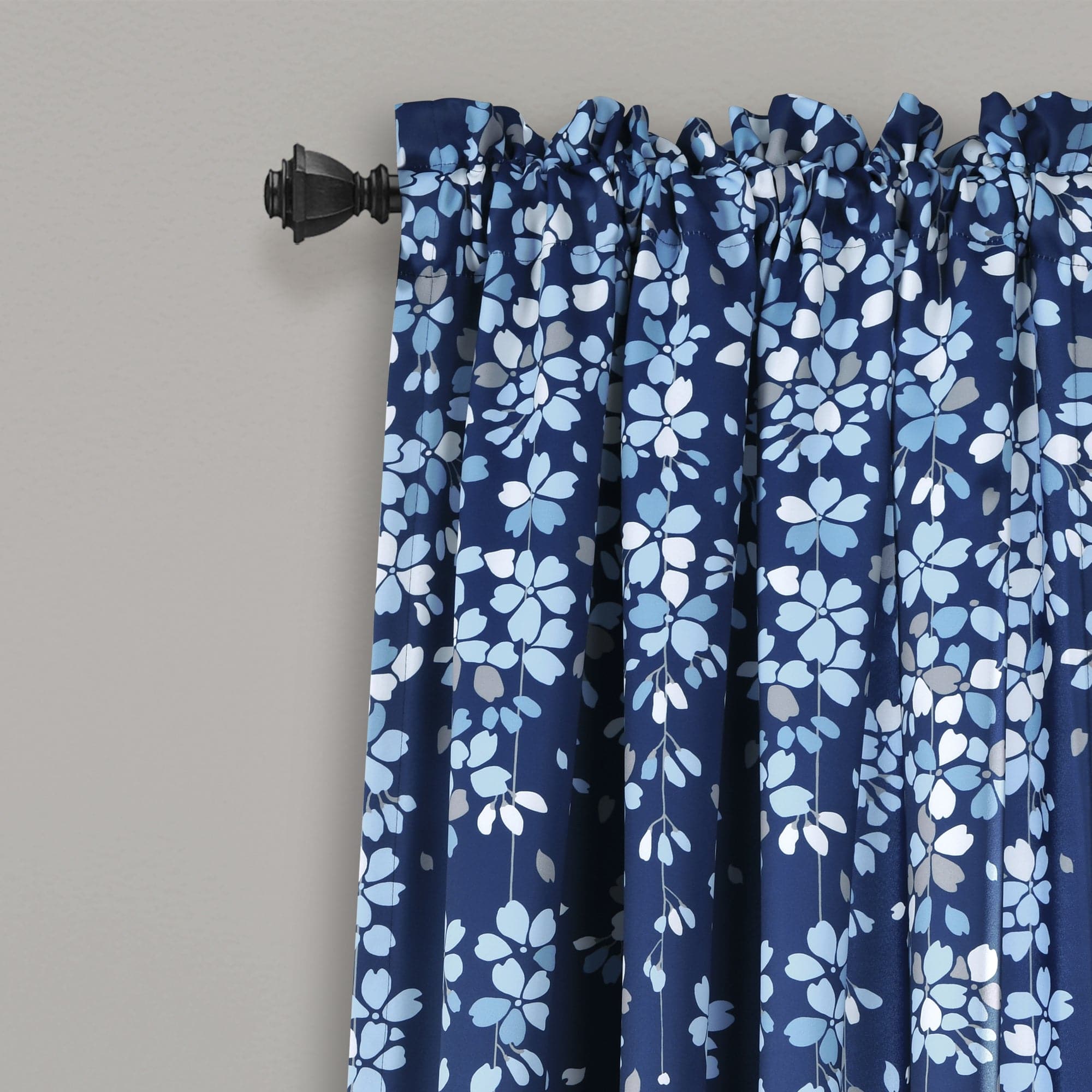 Elegant Weeping Flower Light Filtering Window Curtain Set - Soft Sheer Drapes for Living Room & Bedroom - Perfect for Privacy & Sun Protection