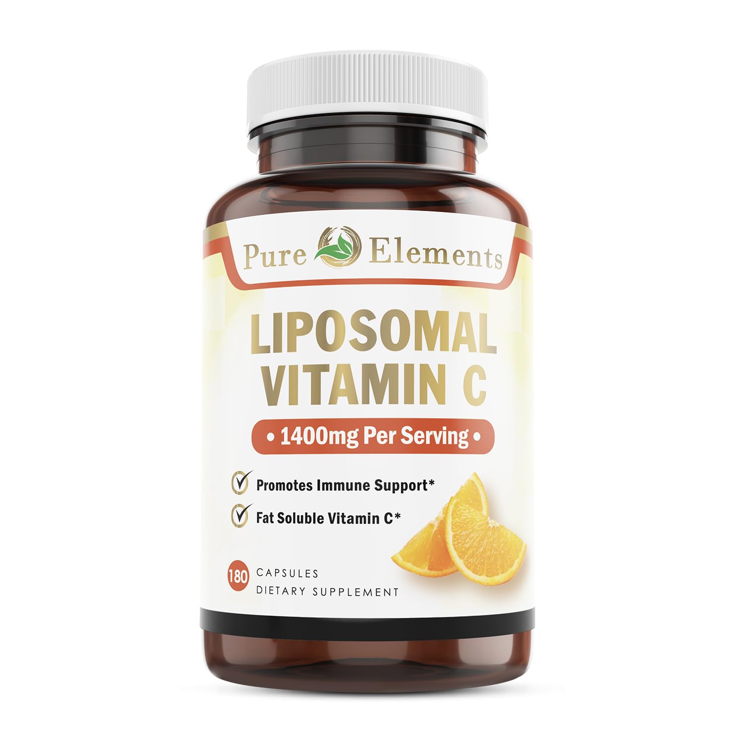 Liposomal Vitamin C 1000mg Dietary Supplement - Non-GMO, Soy Free, Gluten Free Capsules for Immune Support & Antioxidant Boost - Perfect for Daily Wellness & Travel