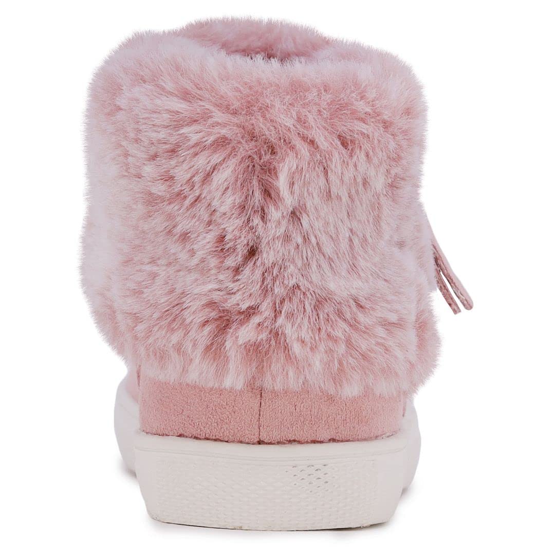 London Fog Girls' Toddler Fashion Boots - Fur Lined Winter Boots for Warmth & Style | Perfect for Cold Weather Playdates & Outdoor Adventures