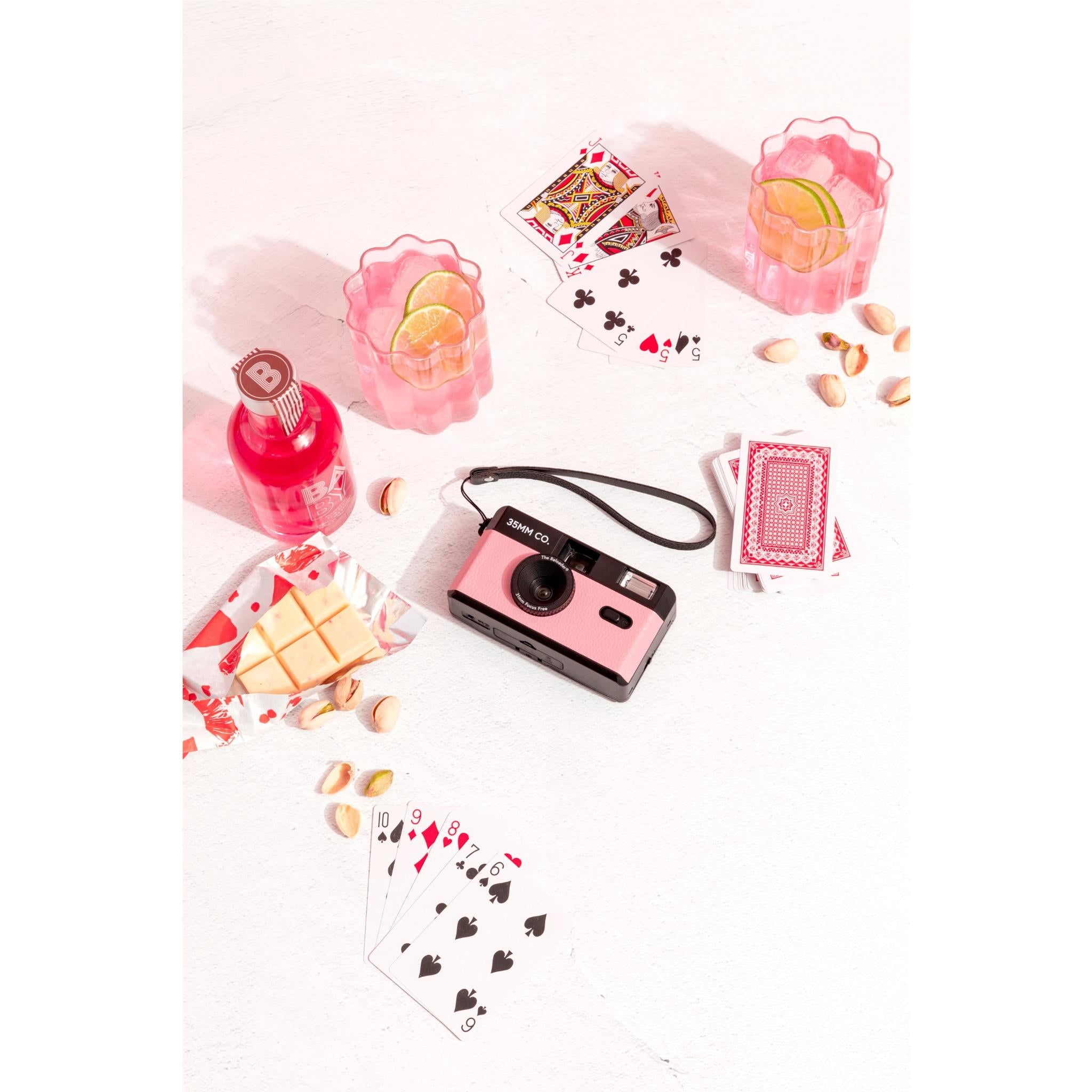 35MM CO Reloader Reusable Film Camera (Pink) - Perfect for Travel, Parties & Vintage Photography Enthusiasts