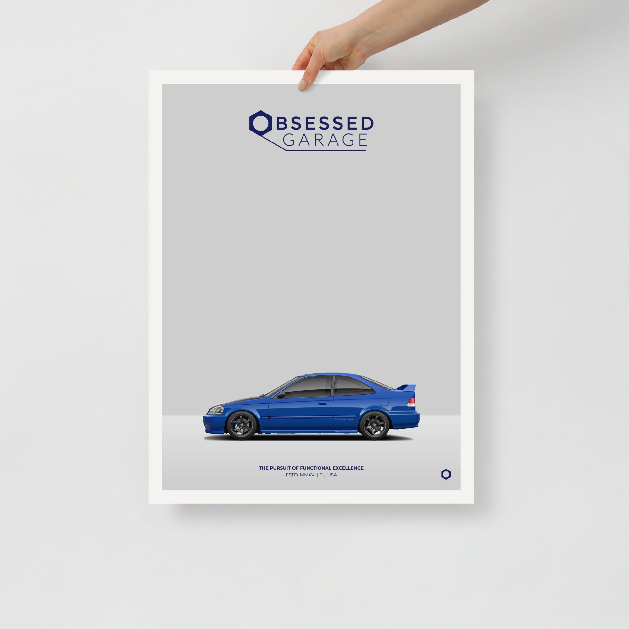 Obsessed Garage EM1 Poster - Limited Edition Emira Giveaway | Perfect for Car Enthusiasts & Garage Decor