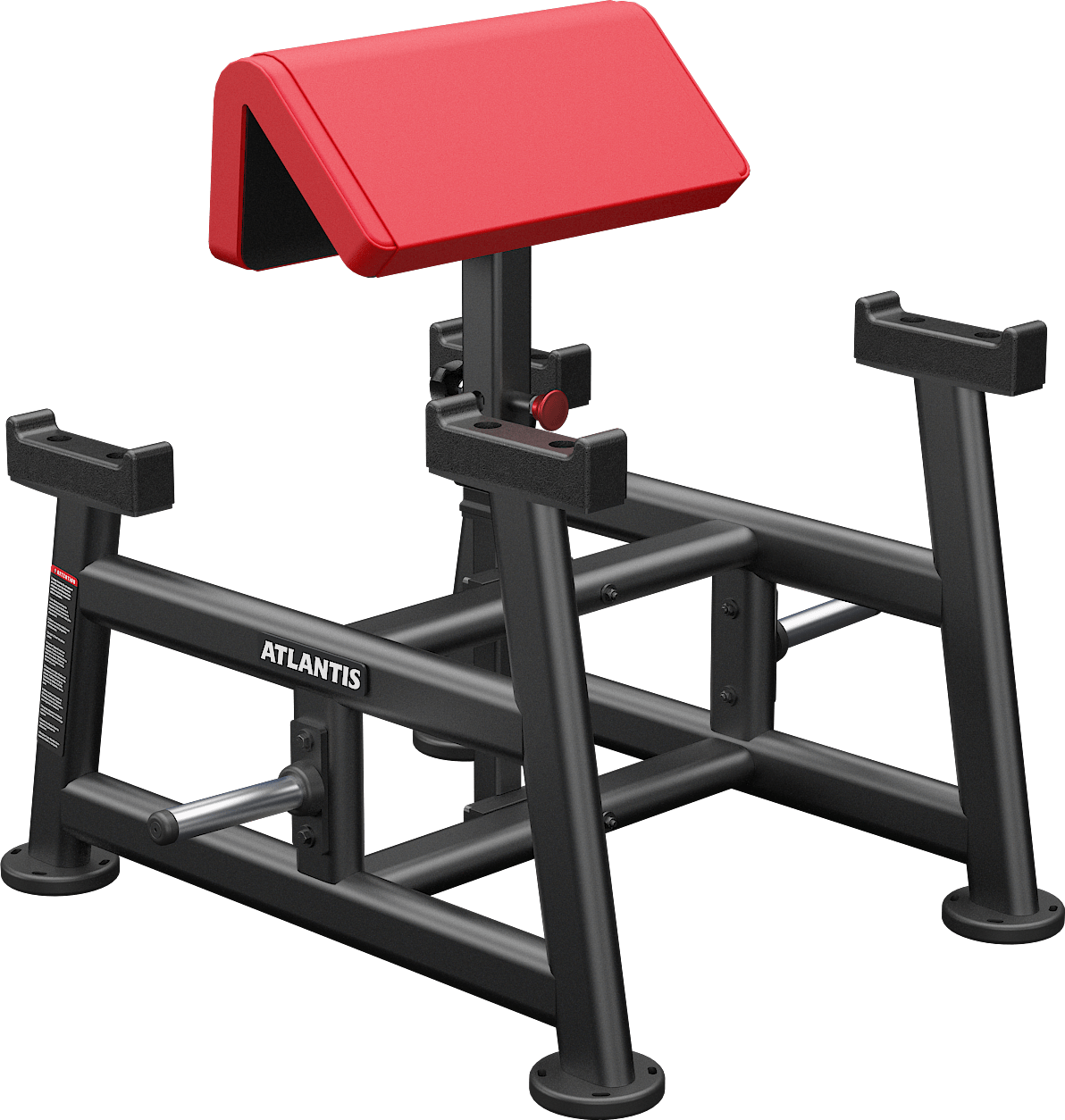 ATLANTIS Standing Preacher Curl Bench - Adjustable Home Gym Equipment for Bicep & Arm Workouts - Perfect for Home Gym, Strength Training & Bodybuilding