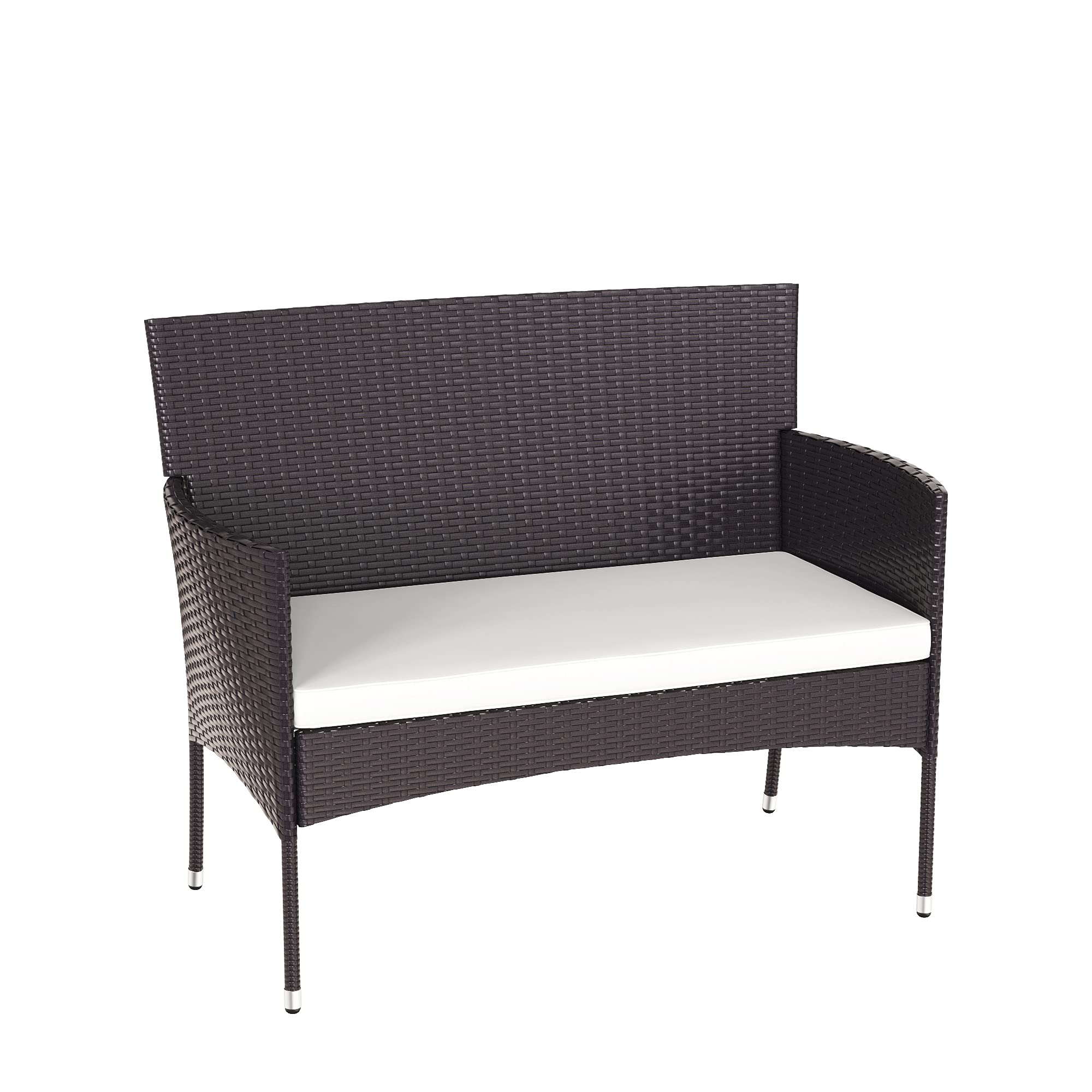 8-Piece Dark Brown Rattan Patio Furniture Set for Outdoor Living - Perfect for Garden, Poolside, and Backyard Relaxation