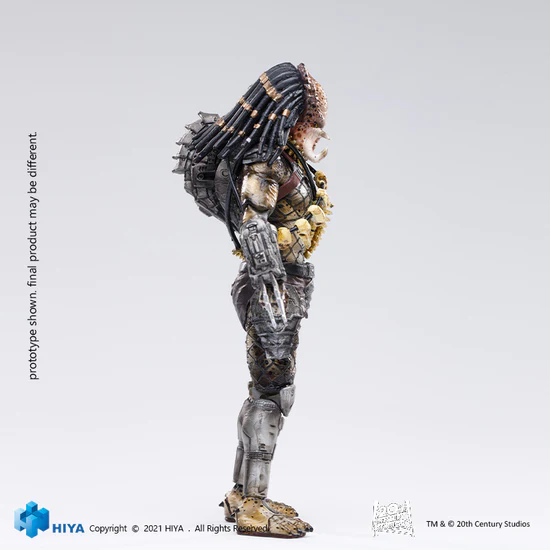 1/18 HIYA 5inch Action Figure - Exquisite Mini Series PREDATOR Open Mouth Jungle Hunter Collectible Toy | Perfect for Display, Gift Giving & Action Figure Enthusiasts