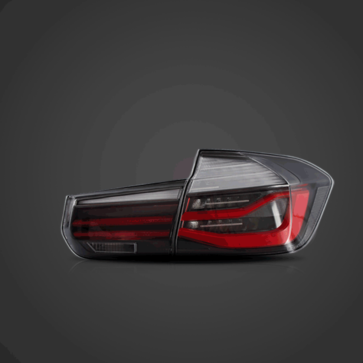 LED Tail Lights Assembly with Sequential Amber Turn Signal for 2012-2019 BMW 3 Series 6th Gen (F30 F35 F80) - Upgrade Your Car's Style & Safety for Night Driving & Enhanced Visibility