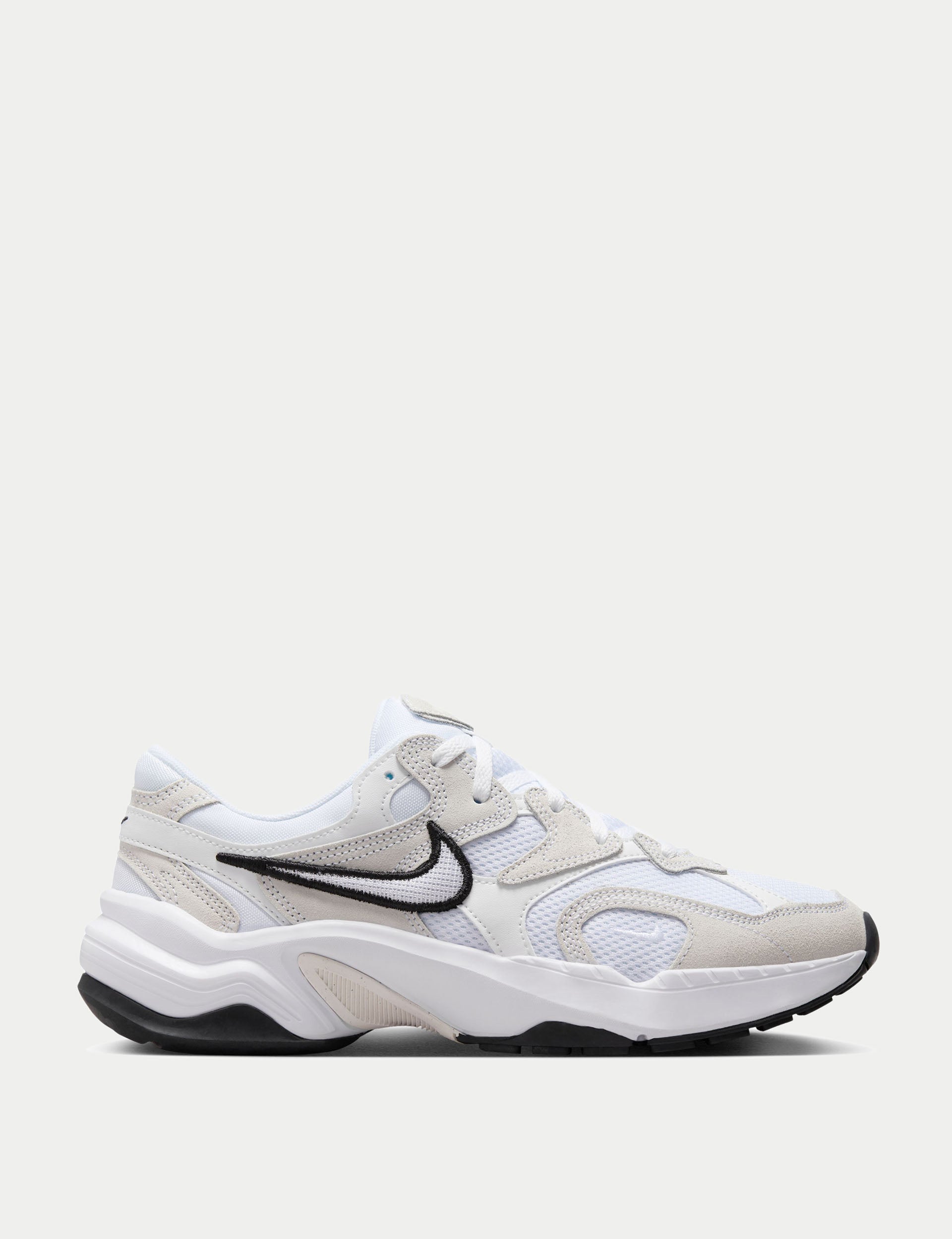 AL8 Running Shoes for Men & Women - Summit White/White/Black | Lightweight Athletic Sneakers for Jogging, Gym Workouts & Daily Walking