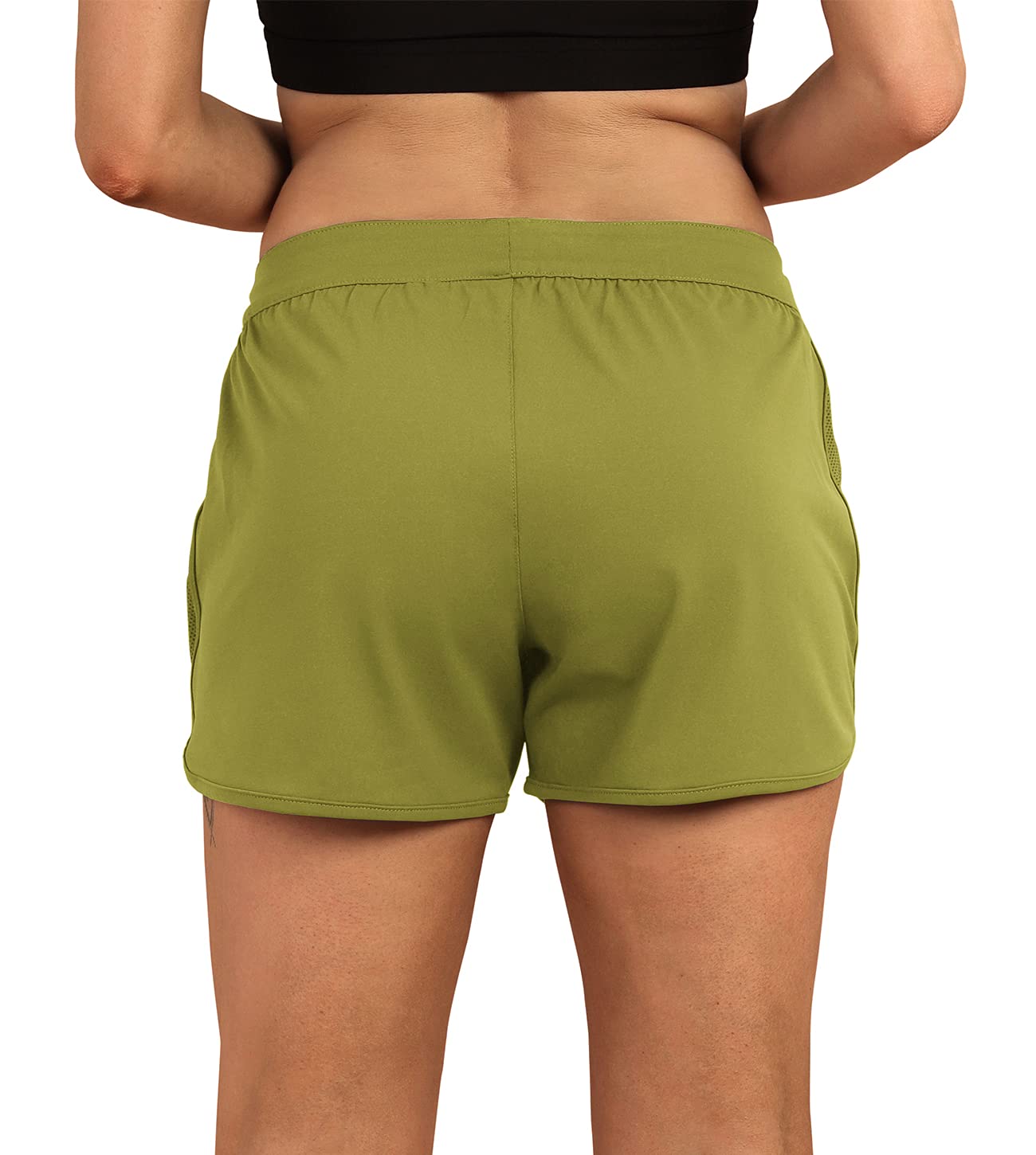 Icyzone Women's Workout Shorts - High Waist Athletic Running Yoga Shorts for Exercise & Fitness | Perfect for Gym, Running, Yoga & Active Lifestyle