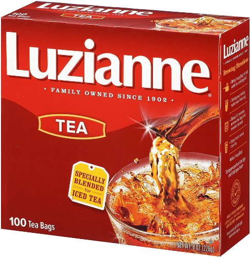 Luzianne Unsweetened Iced Tea Bags - 400 Count (4x100) | Specially Blended for Clear & Refreshing Home Brewed Iced Tea | Perfect for Summer Picnics, Backyard BBQs & Outdoor Gatherings