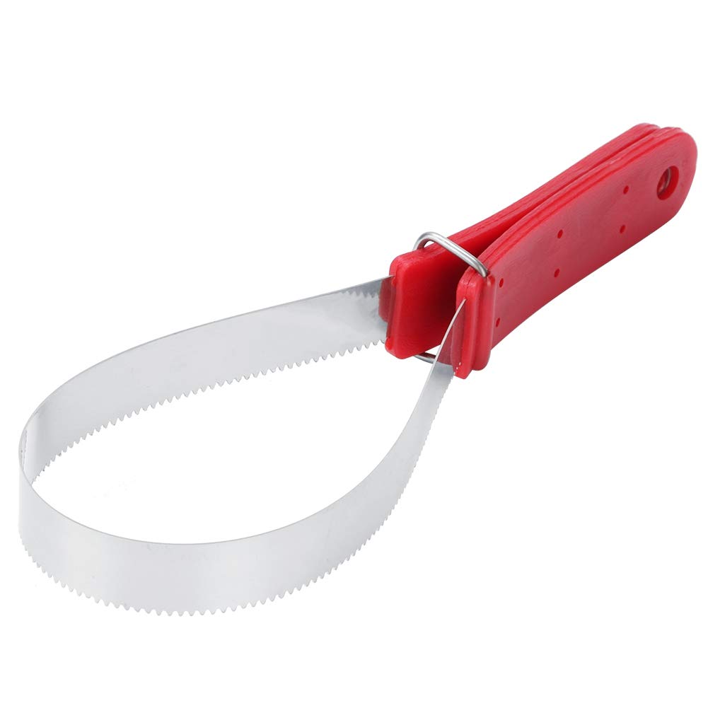 Premium Stainless Steel Dual-Sided Shedding Blade for Horses & Dogs - Heavy Duty Grooming Brush with Non-Slip Handle - Perfect for Removing Loose Hair, Undercoat & Mats During Shedding Season