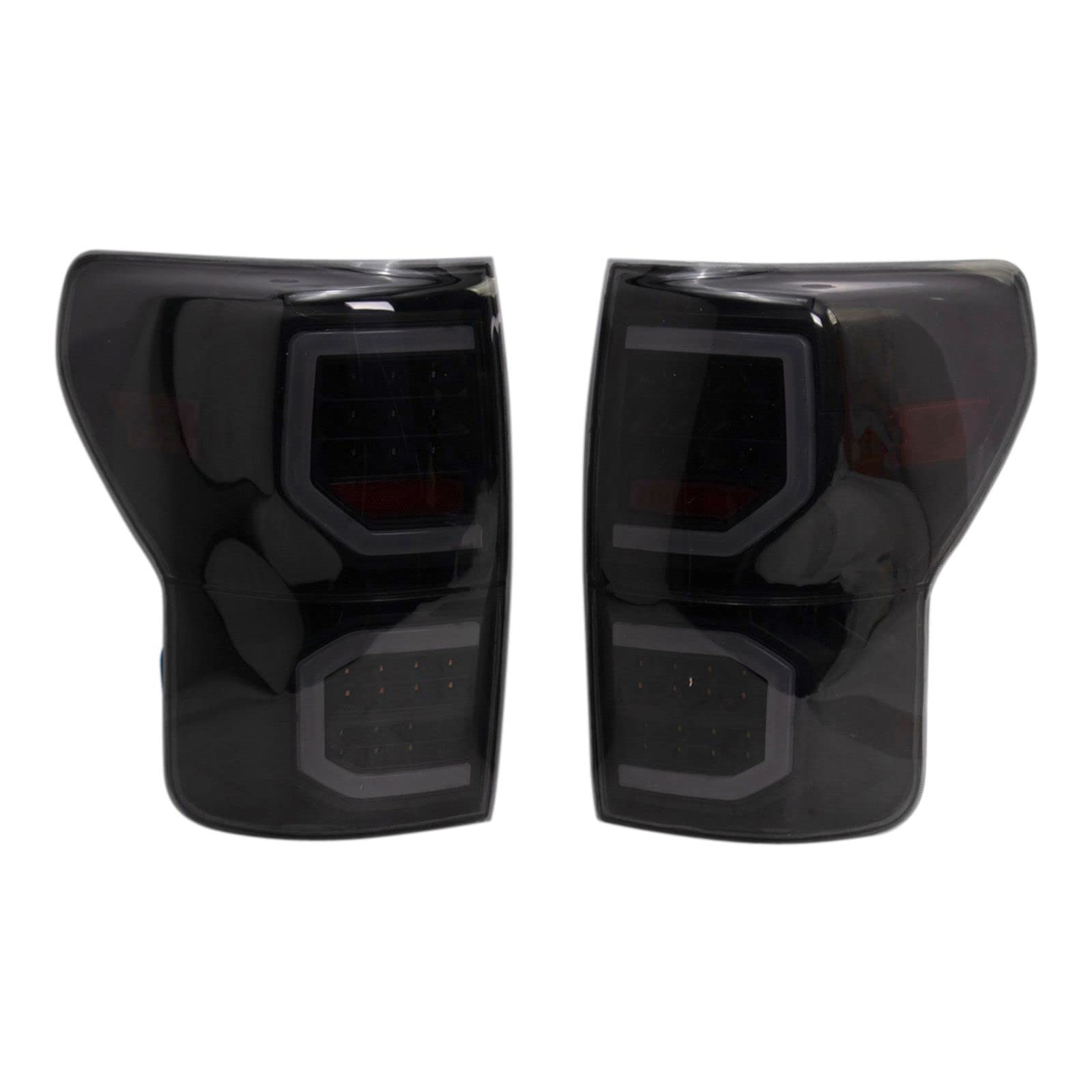 Toyota Tundra Tail Lights Set (2007-2013) - Compatible with TO2800165, TO2800183, TO2801165, TO2801183 - Durable LED Rear Lights for Enhanced Safety & Style - Perfect for Night Driving & Off-Road Adventures