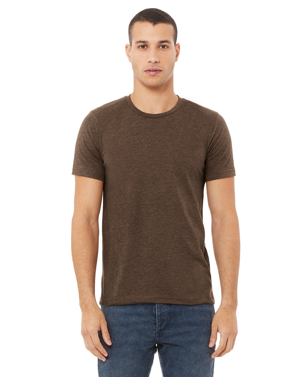 Bella + Canvas 3001CVC Unisex Heather CVC Crew Neck T-Shirt - Soft Cotton Blend for Casual Wear, Workout & Everyday Comfort
