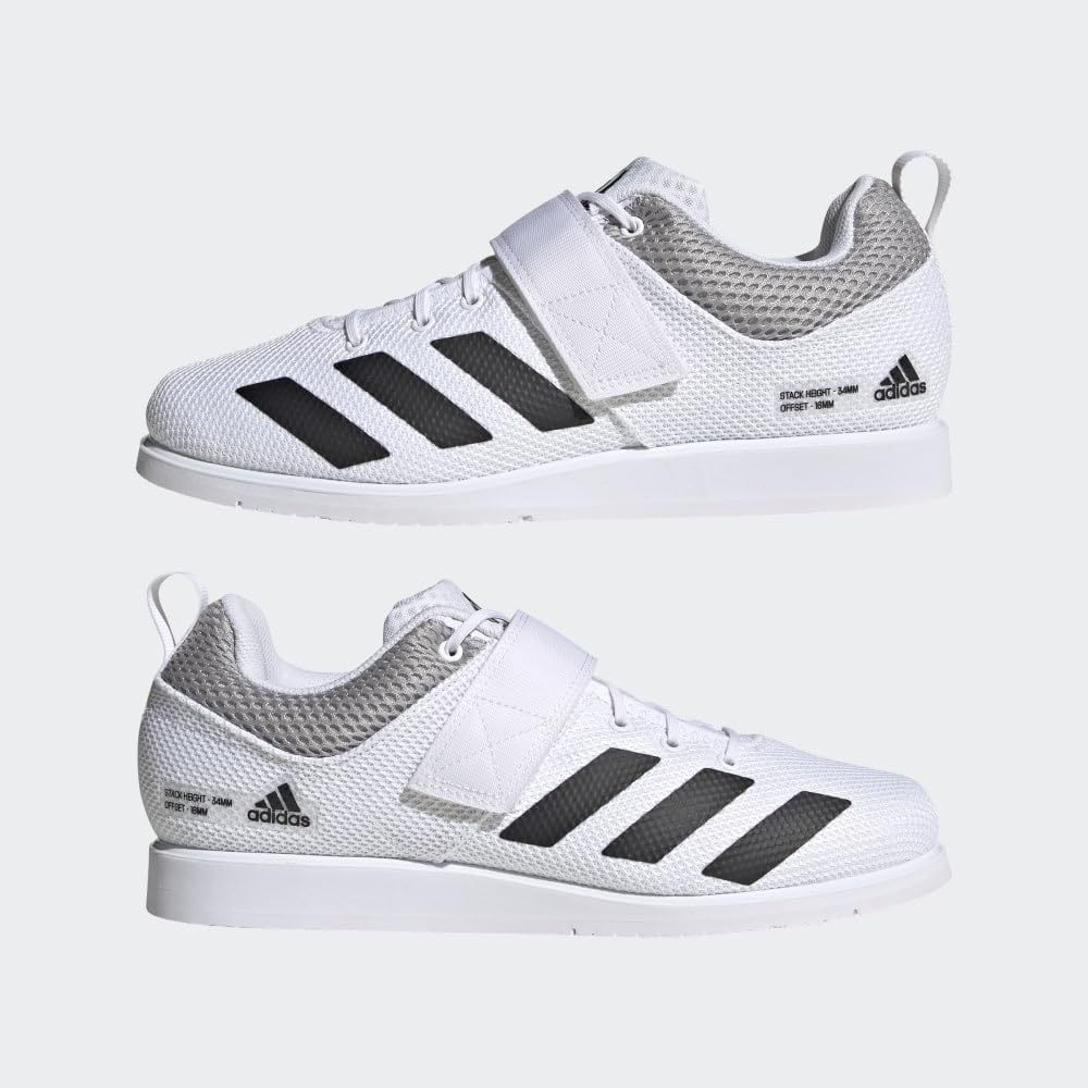 Adidas Powerlift 5 Weightlifting Shoes for Men & Women - Cross Training Gym Sneakers for Powerlifting, Squats & Deadlifts
