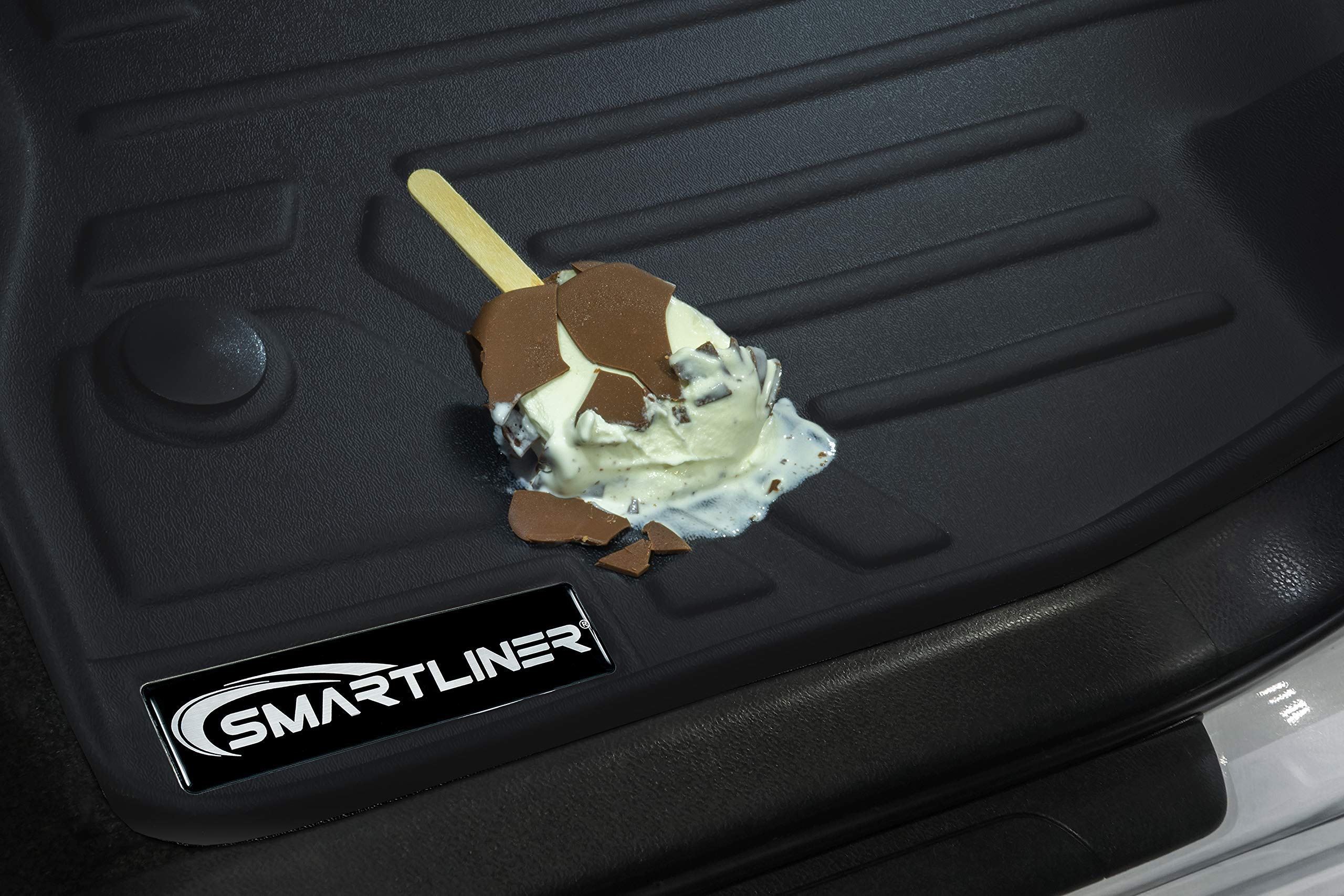 Premium SMARTLINER All-Weather Custom Fit Floor Mats for BMW X1 (2016-2022) & X2 (2018-2022) - 1st Row Black Liners - Durable Protection Against Mud, Snow & Spills - Perfect for Daily Commute, Road Trips & Off-Road Adventures