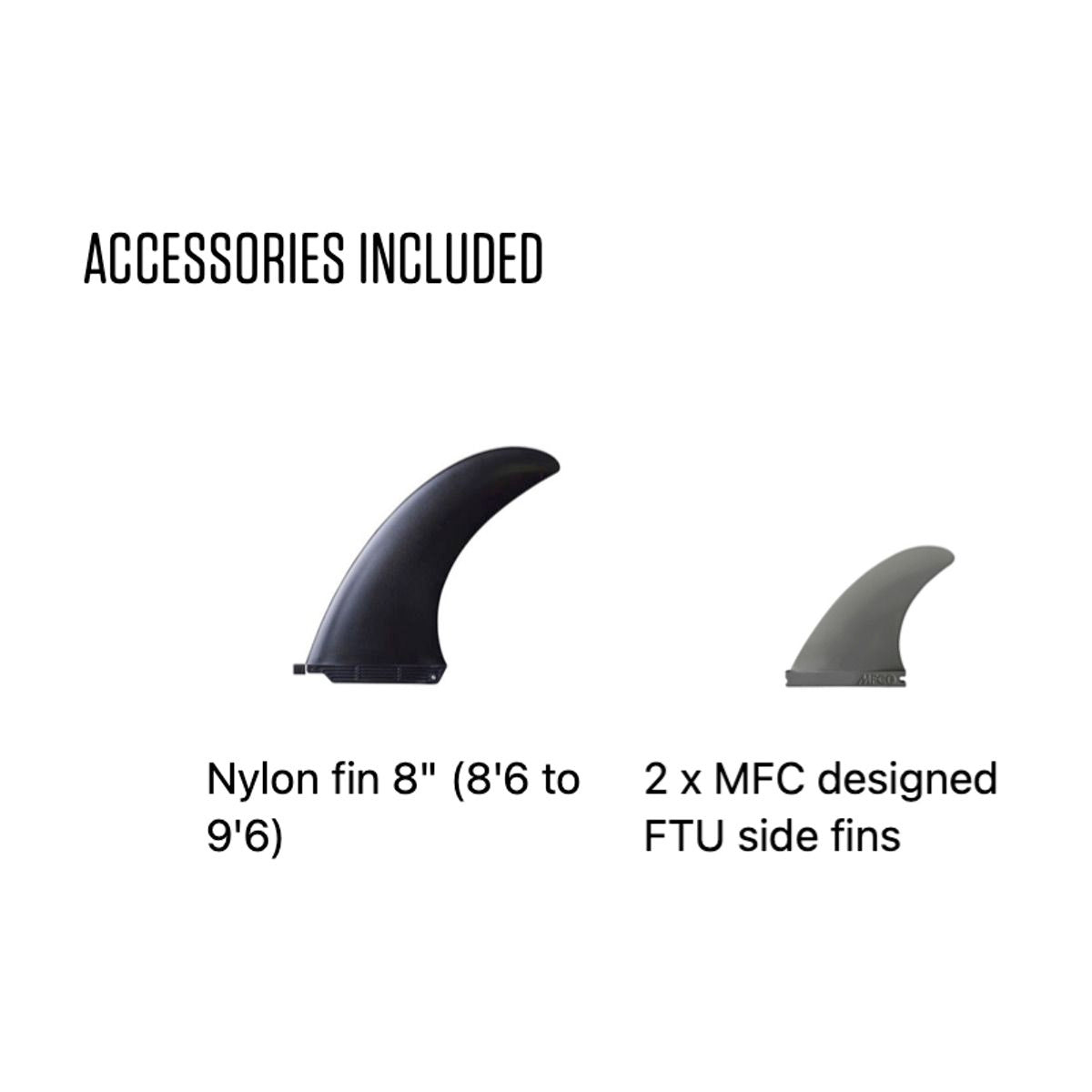 NSP Elements HDT Long 9'0 Surfboard - White FTU Design - Perfect for Beginners & Intermediate Surfers - Great for Small to Medium Waves & Coastal Surfing