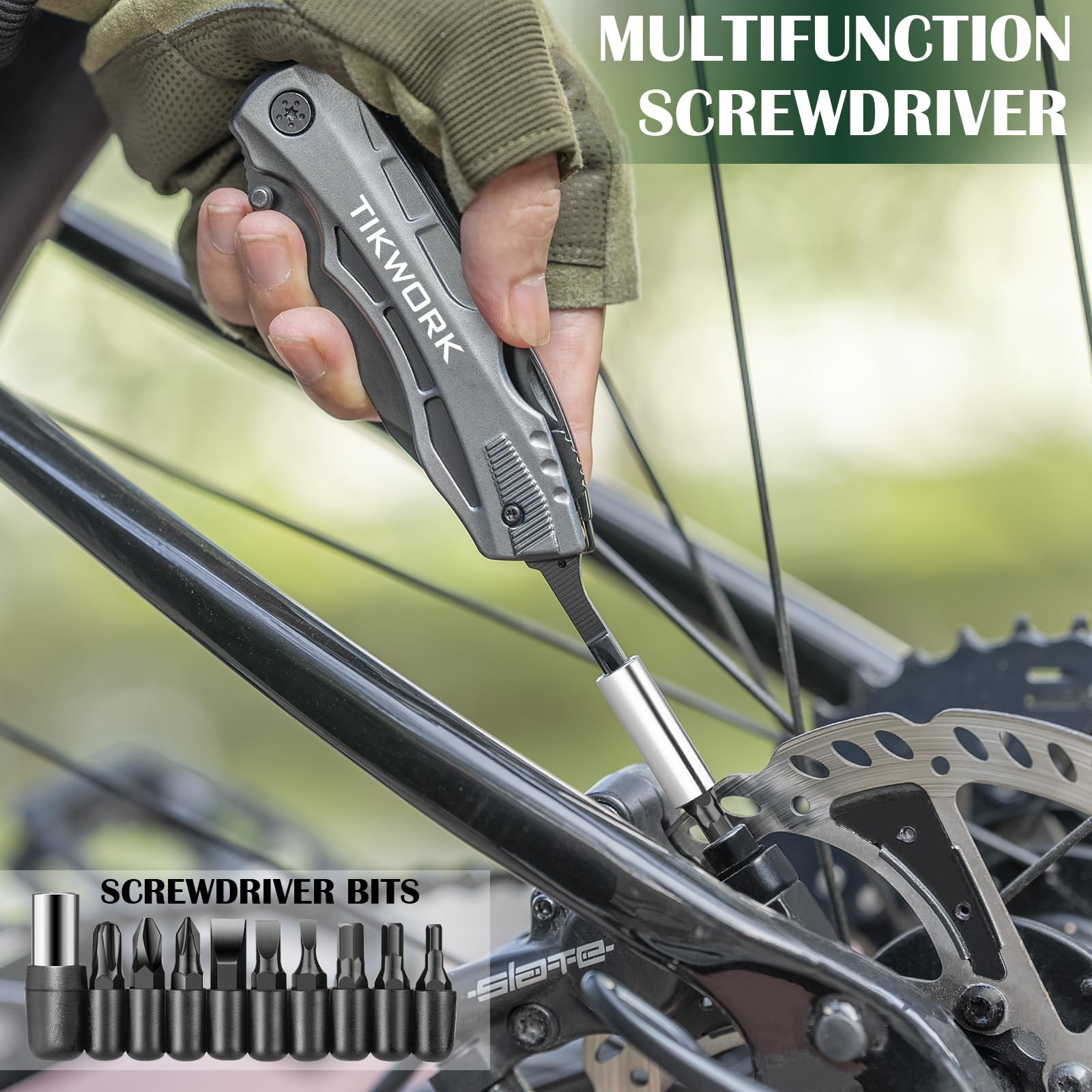 Multitool Pocket Knife for Men - Perfect Gift for Dad, Boyfriend | Camping, Hiking, Survival Tool