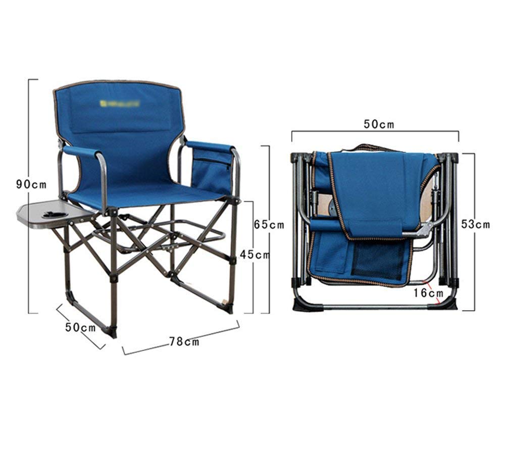 Premium Outdoor Folding Director Chair - Portable Camping, Beach, Fishing & Leisure Chair for Home, Balcony & Travel | Lightweight, Durable & Comfortable Seating Solution