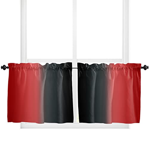 Ombre Black Red