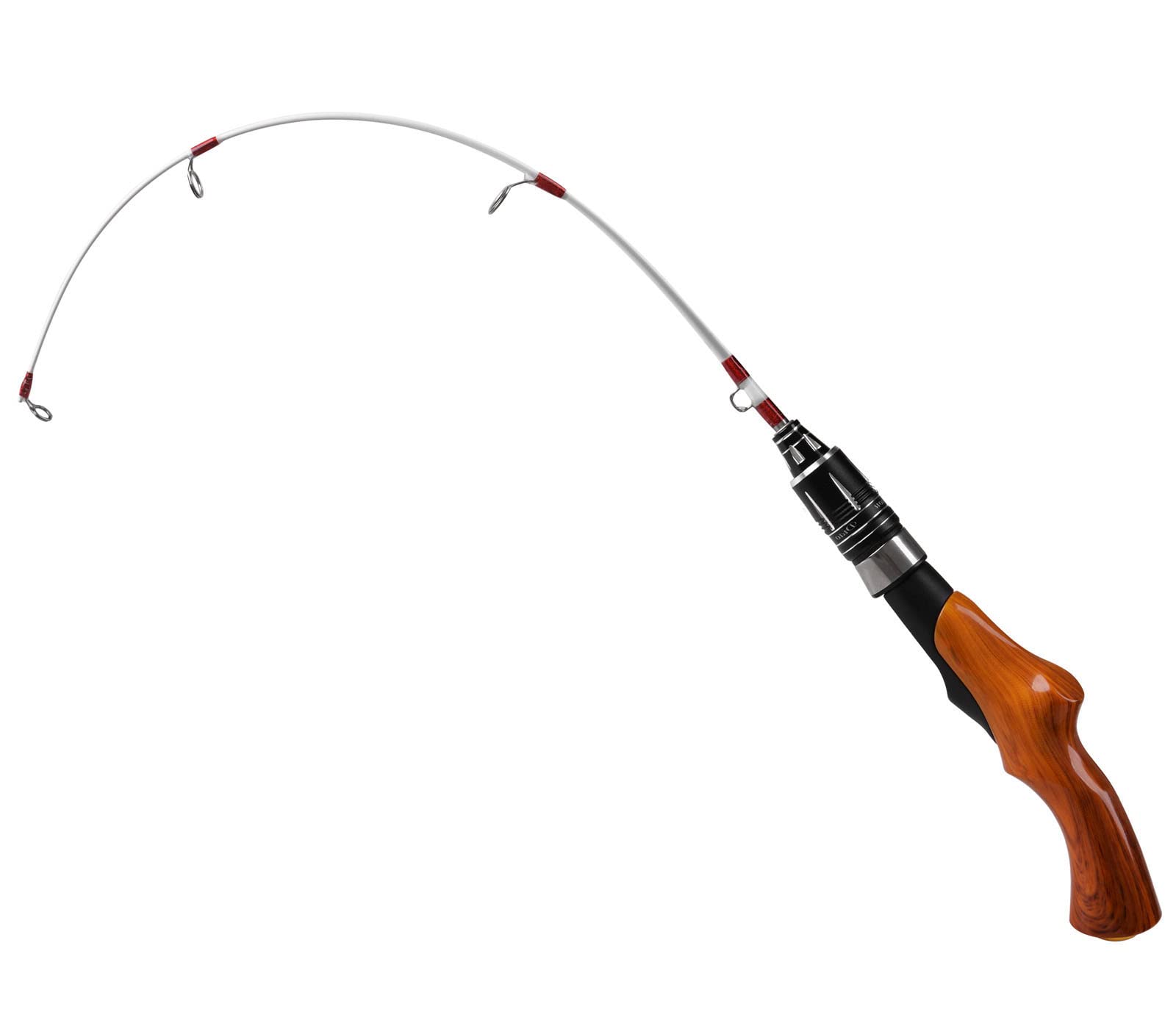 Best Portable Lightweight Ice Fishing Rod - Spinning Ice Fishing Pole for Trout, Walleye, Perch & Crappie - Winter Ice Fishing Gear for Lakes & Rivers