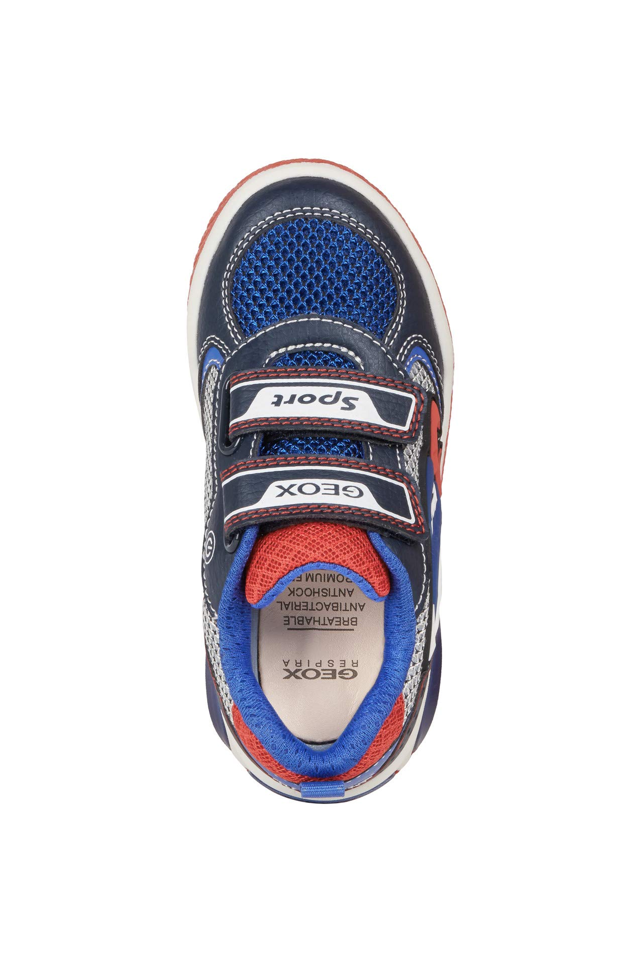 Geox J Inek B Boys' Sneakers - Lightweight Breathable School Shoes for Active Kids | Perfect for Running, Playground & Daily Wear