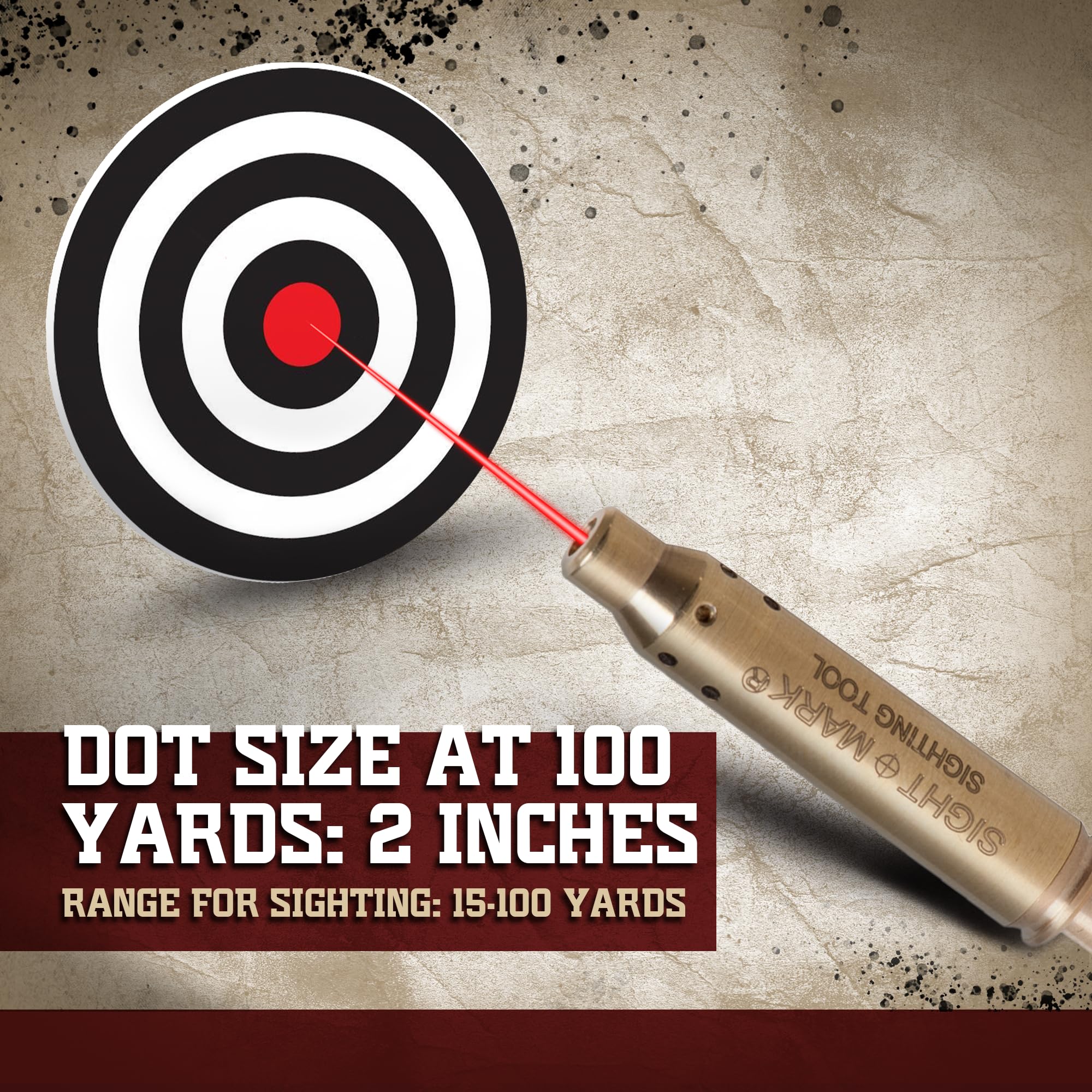 Sightmark Red Laser Arrow Bolt Boresighter - Precision Bow & Crossbow Sight Alignment Tool for Hunting & Target Practice