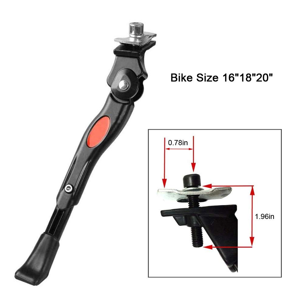 Adjustable Aluminum Alloy Bicycle Kickstand for 16