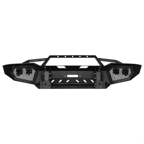 Full Width Front & Rear Bumper for 2007-2013 Toyota Tundra - Heavy Duty Off-Road Protection for Truck Enthusiasts | Perfect for Trail Riding, Overlanding & Tough Terrain Adventures