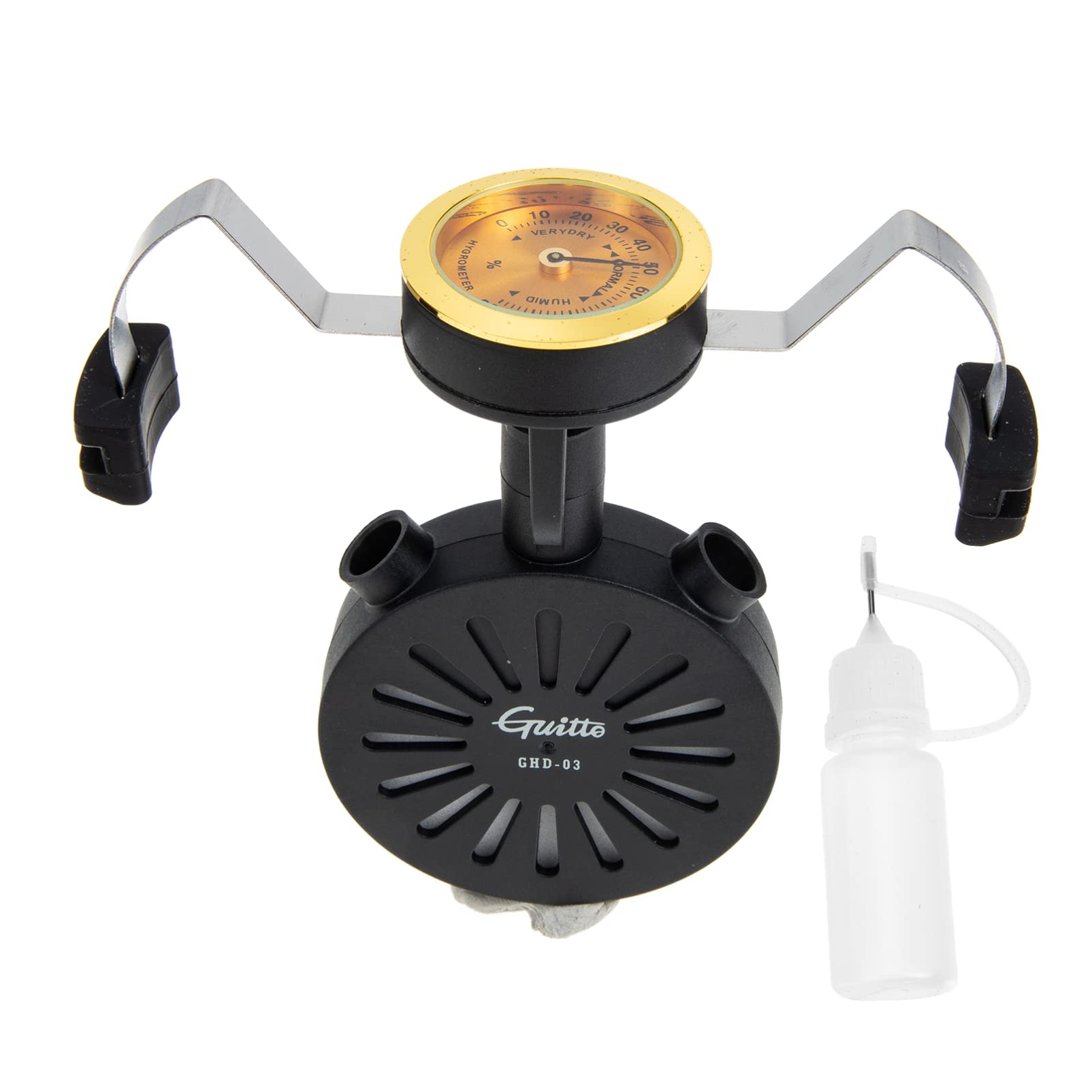 ARTIBETTER Guitar Humidifier & Hygrometer Set - Acoustic Guitar Moisture Control System with Sound Hole Dehumidifier - Perfect for Dry Climate Guitar Maintenance & Storage Protection