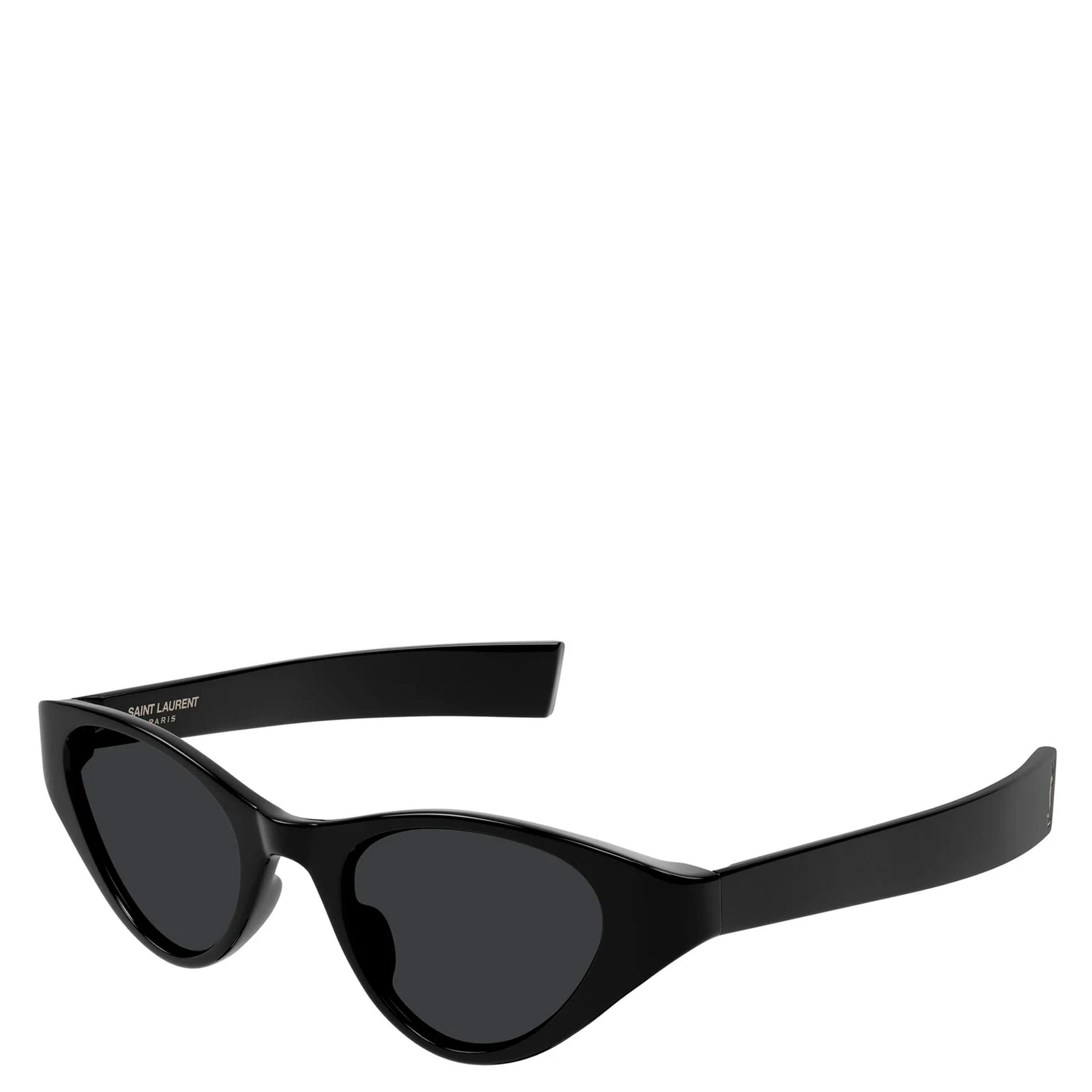 SLM144 Sleek Cat Eye Sunglasses - Black UV Protection for Women - Fashionable & Trendy for Outdoor Activities, Beach, and Driving
