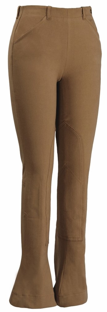 TuffRider Women's Straight Leg Riding Pants - Comfortable Equestrian Breeches for Horseback Riding & Training | Perfect for English Riding, Dressage & Stable Work
