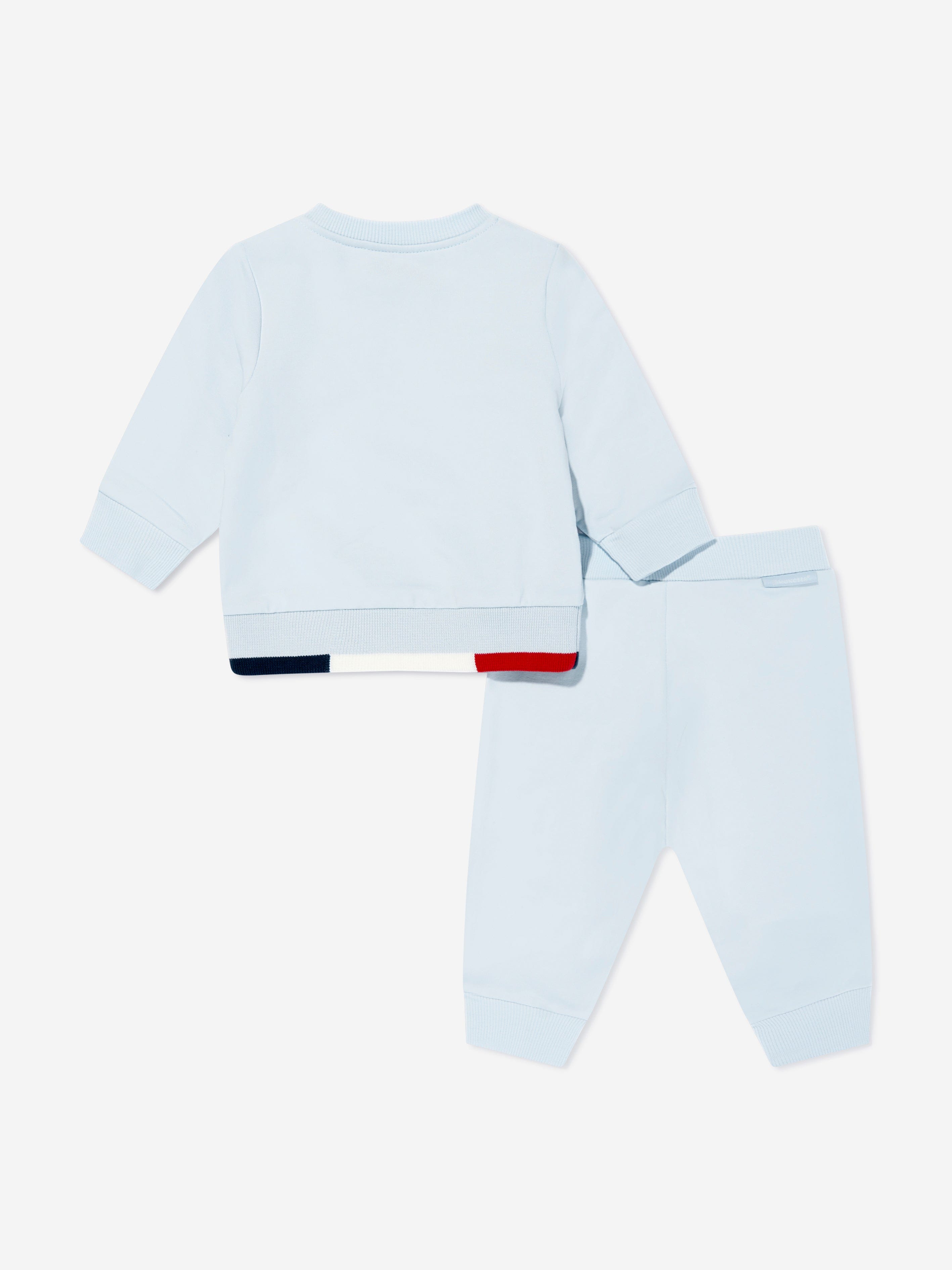 Blue Baby Boys Logo Tracksuit - Soft Cotton Jogger Set for Toddlers | Playtime, Outdoor Activities & Casual Wear