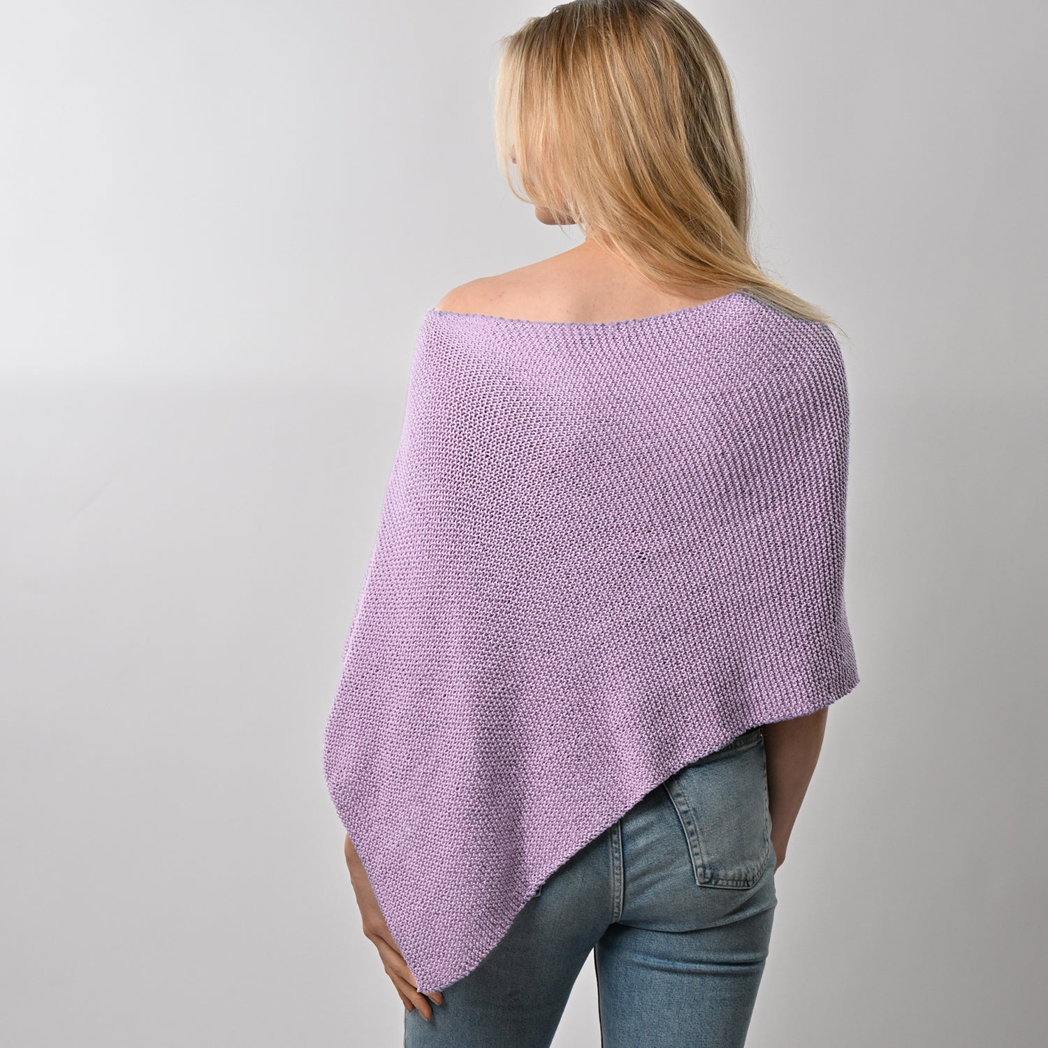 Summer Poncho Knitting Kit - DIY Cotton Crochet Poncho for Women - Perfect for Beach, Vacation & Cozy Home Wear