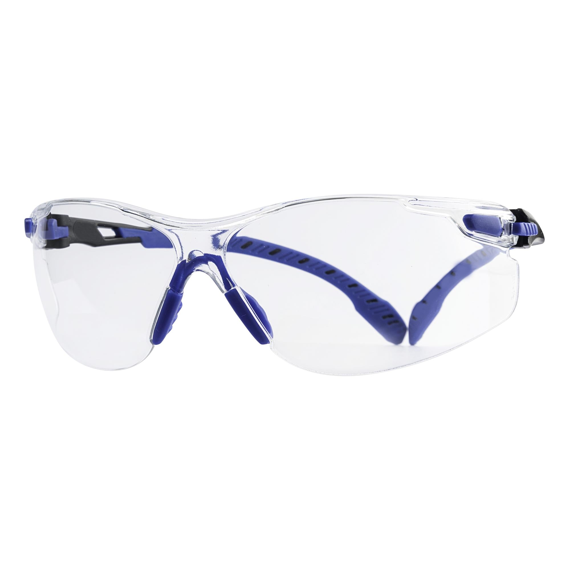 3M Anti Fog Safety Goggles with Scotchgard Protector 47210H1 VDC PS - Black/Blue - Clear Vision for Construction, Lab Work & DIY Projects