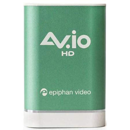 Epiphan Video EPIP-ESP1138 AV.io HD Portable Video Capture Device - DVI, HDMI & VGA Input for Live Streaming, Gaming & Conference Recording