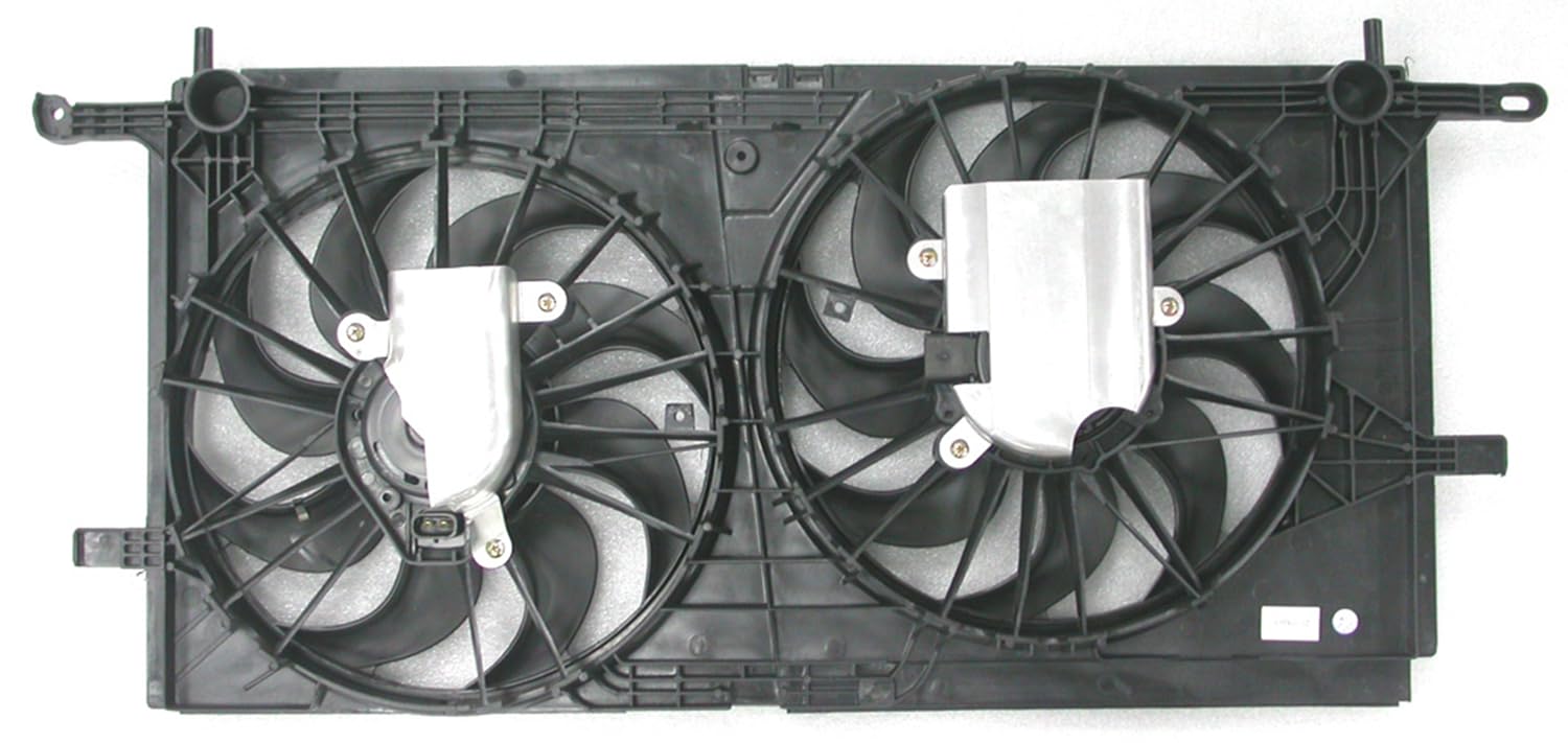 Agility Auto Parts 6016137 Dual Radiator and Condenser Fan Assembly - Compatible with [List Vehicle Models] - Perfect for Cooling System Repair & Maintenance in Your Garage