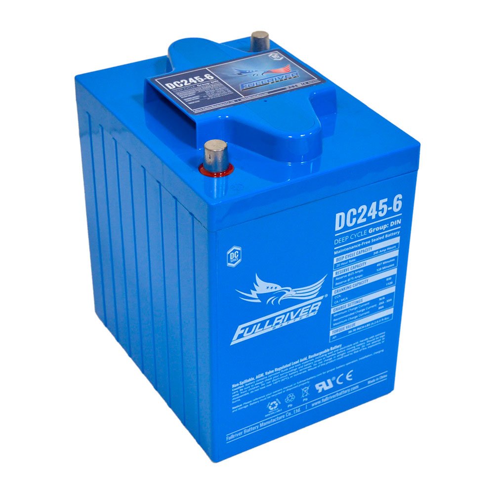Fullriver DC245 6V 245Ah Deep Cycle AGM Battery for Solar, RV, Marine & Off-Grid Power - Pre-Order Now