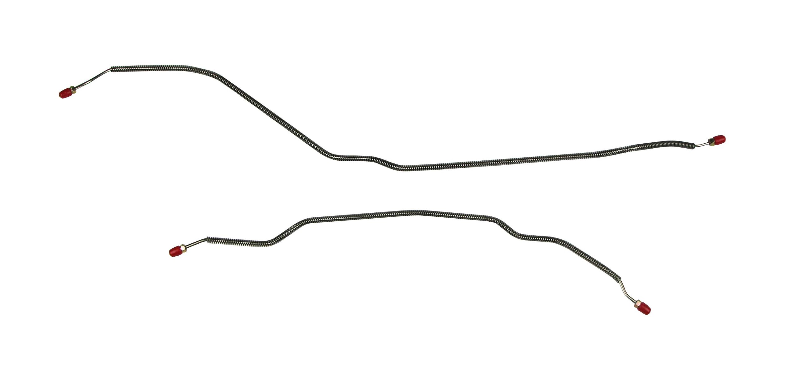 1969-1973 Rear Axle Brake Lines - Stainless Steel 2-Piece Set for Classic Car Restoration | Perfect for Muscle Cars & Vintage Vehicle Maintenance