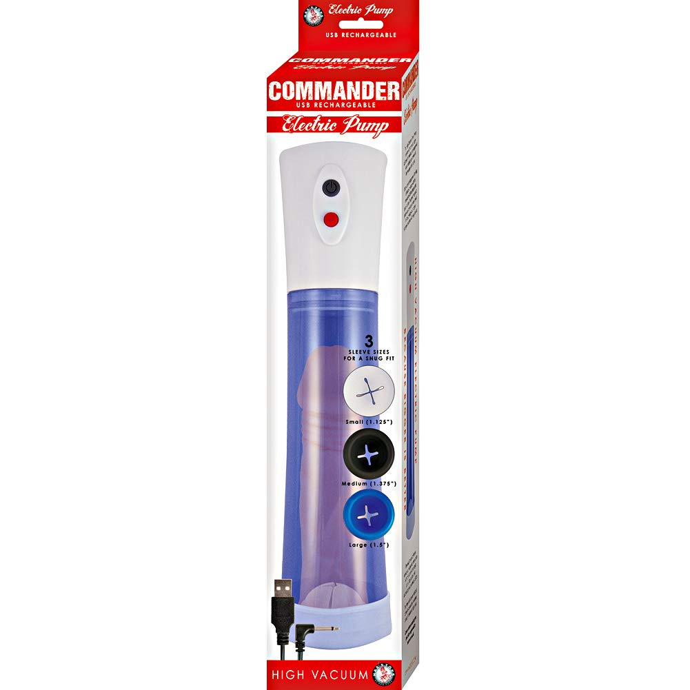 Commander Electric Pump - High Performance 12V DC Water Pump for Boats, RVs & Outdoor Use - Durable Blue Portable Pump for Marine, Camping & Emergency Water Transfer