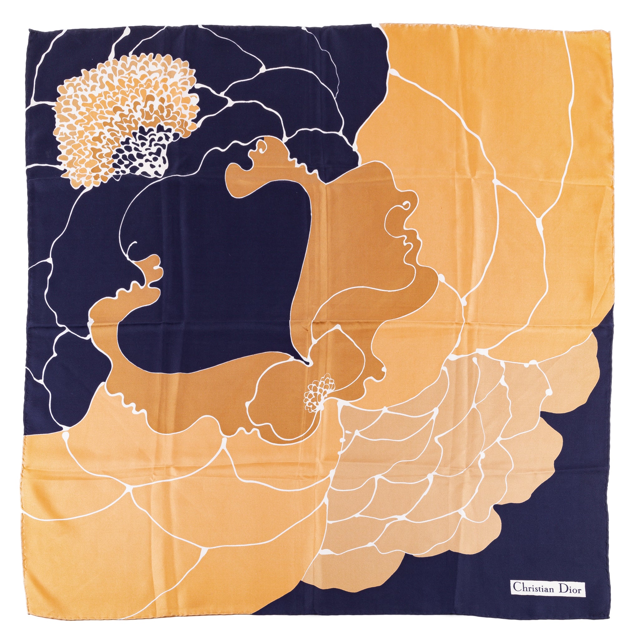 Luxury CHRISTIAN DIOR Silk Scarf for Women - 100% Pure Silk Fashion Accessory - Elegant Designer Scarf for Gift, Travel & Special Occasions